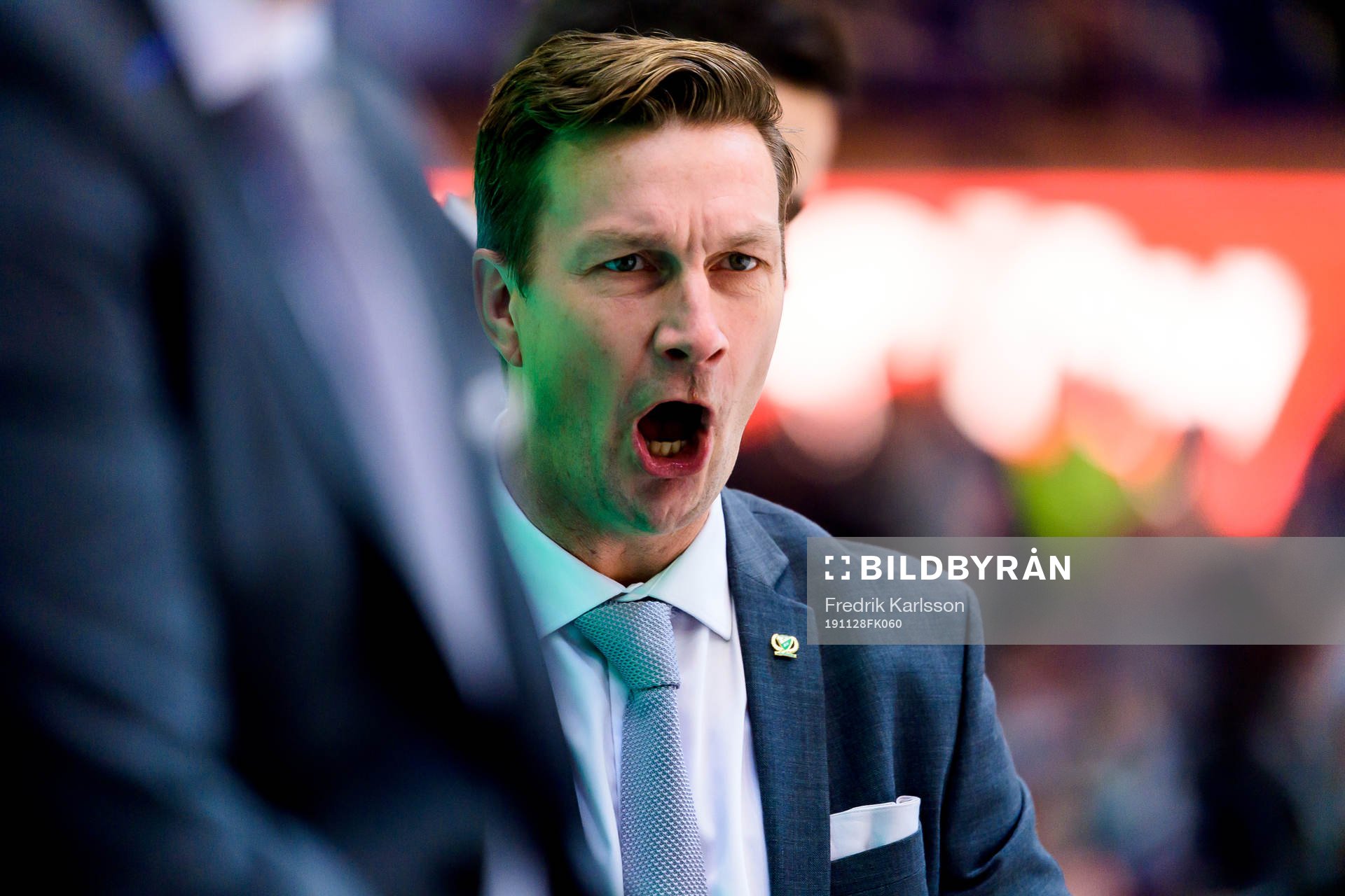 Färjestads huvudtränare Johan Pennerborn