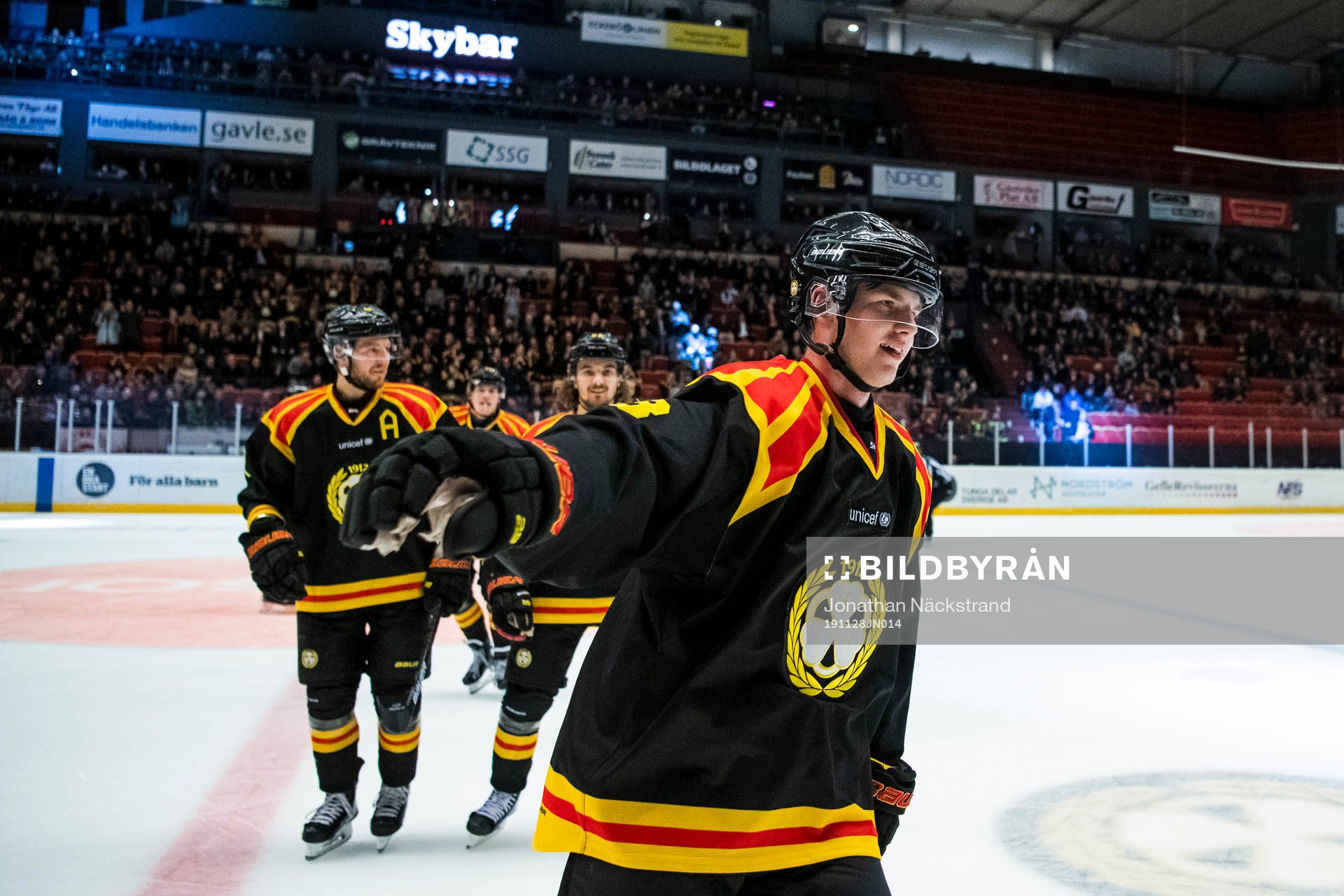 Brynäs Victor Söderström jublar