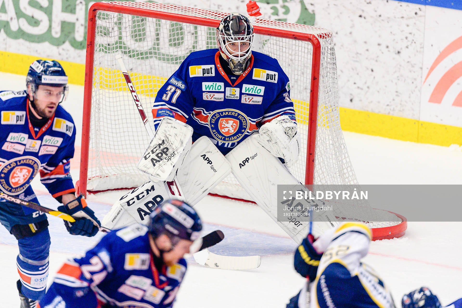 Växjös målvakt Erik Källgren