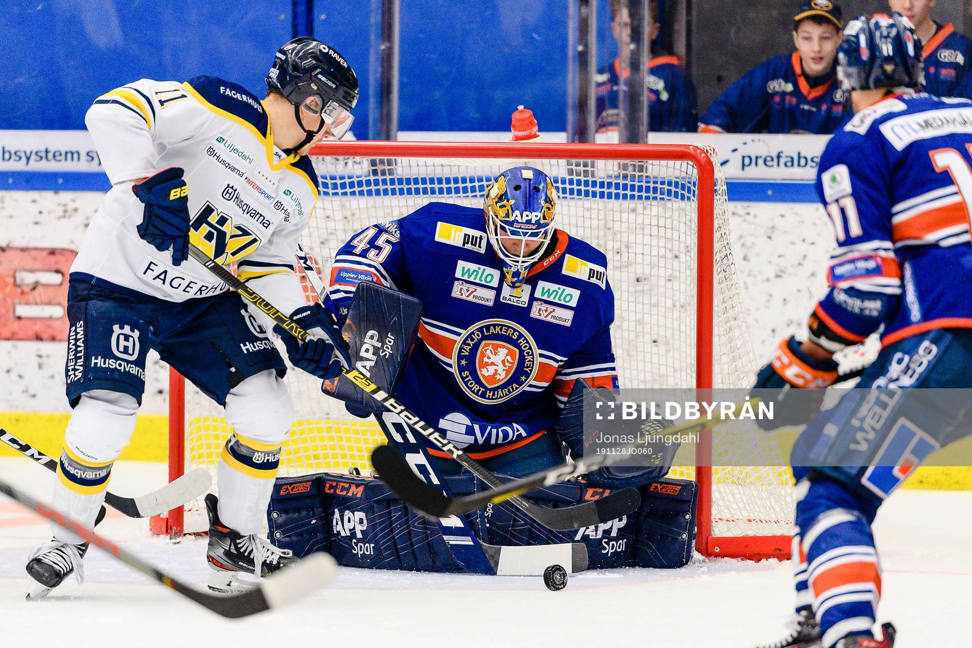 Växjös målvakt Viktor Andrén