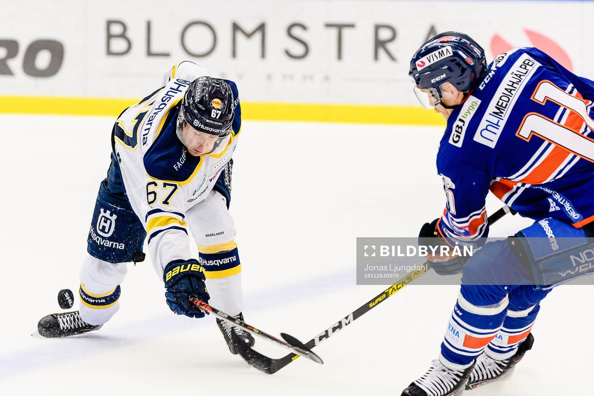 s Christoffer Törngren och Växjös Ilari Melart