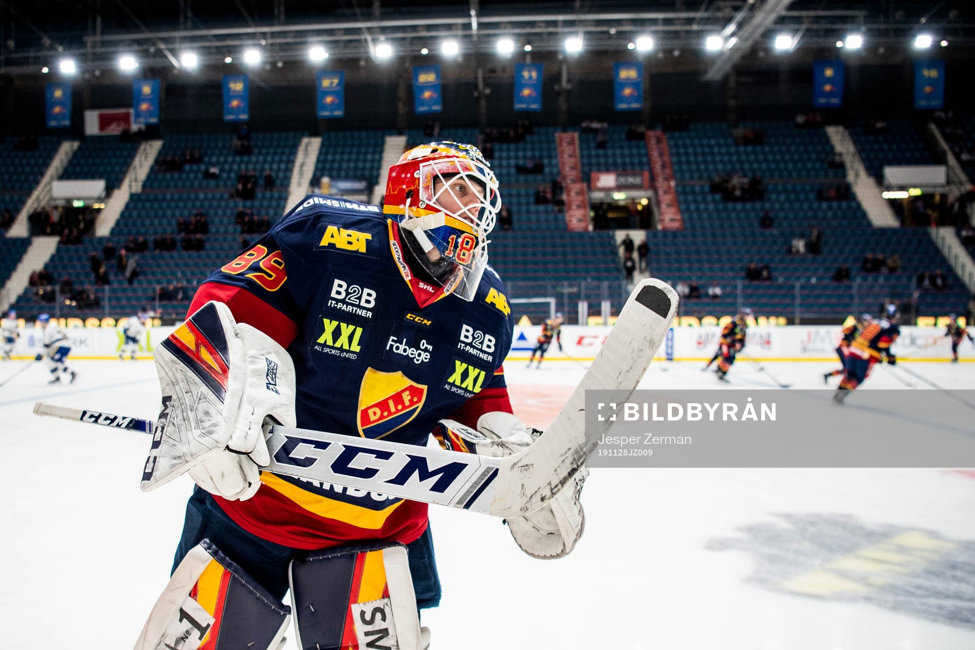 Djurgårdens målvakt Niklas Svedberg