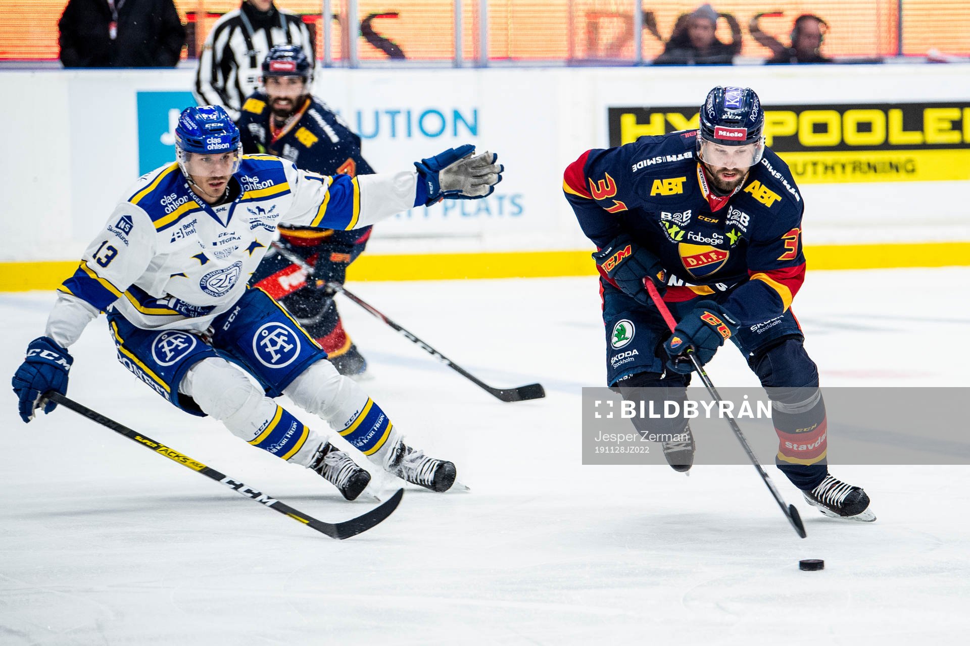 Leksands Jon Knuts och Djurgårdens Dick Axelsson