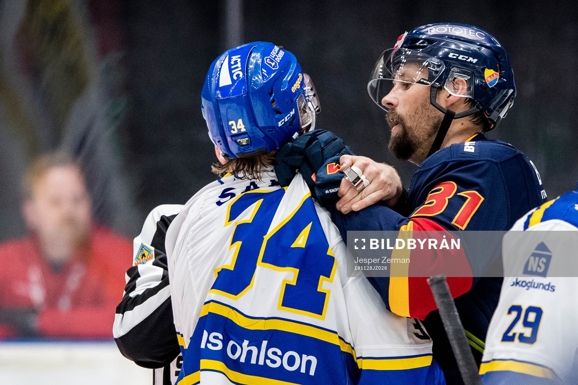 Leksands Philip Samuelsson och Djurgårdens Dick Axelsson