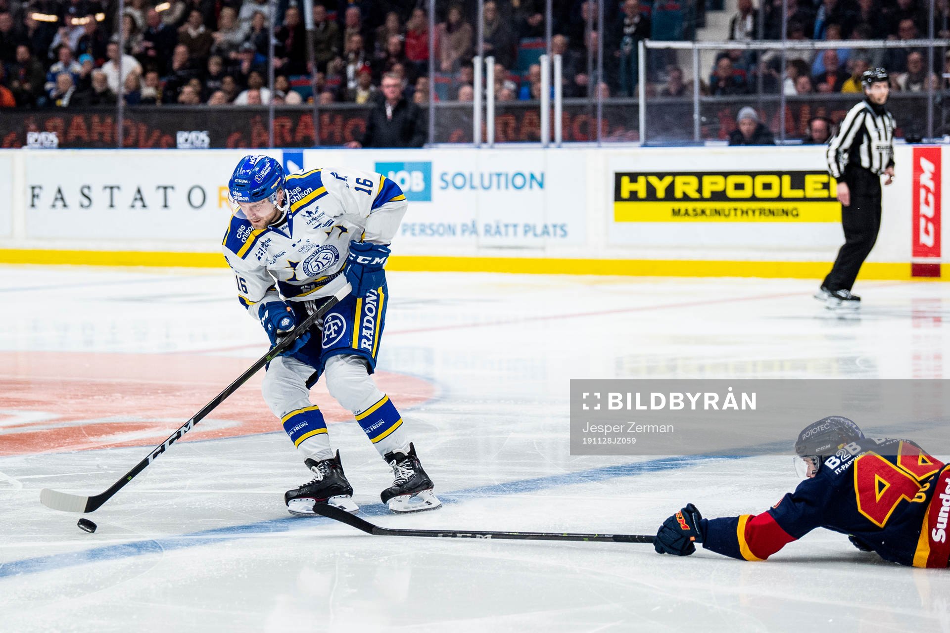 Leksands Daniel Gunnarsson och Djurgårdens Mattias Guter