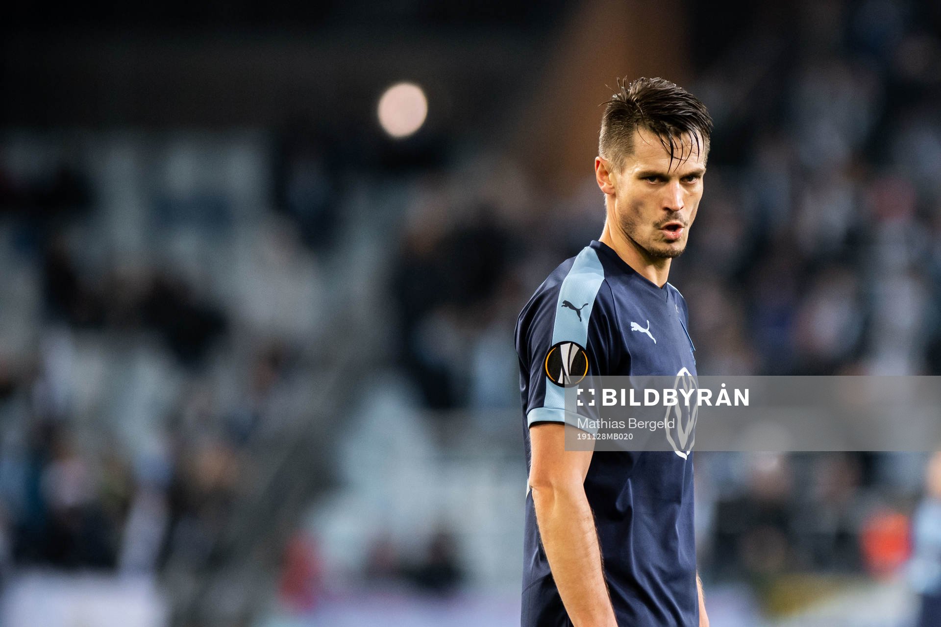 Markus Rosenberg of Malmö FF looks dejected