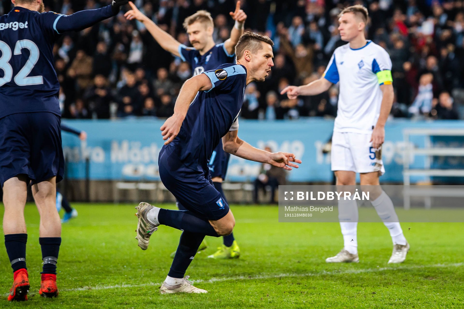 Markus Rosenberg of Malmö FF celebrates