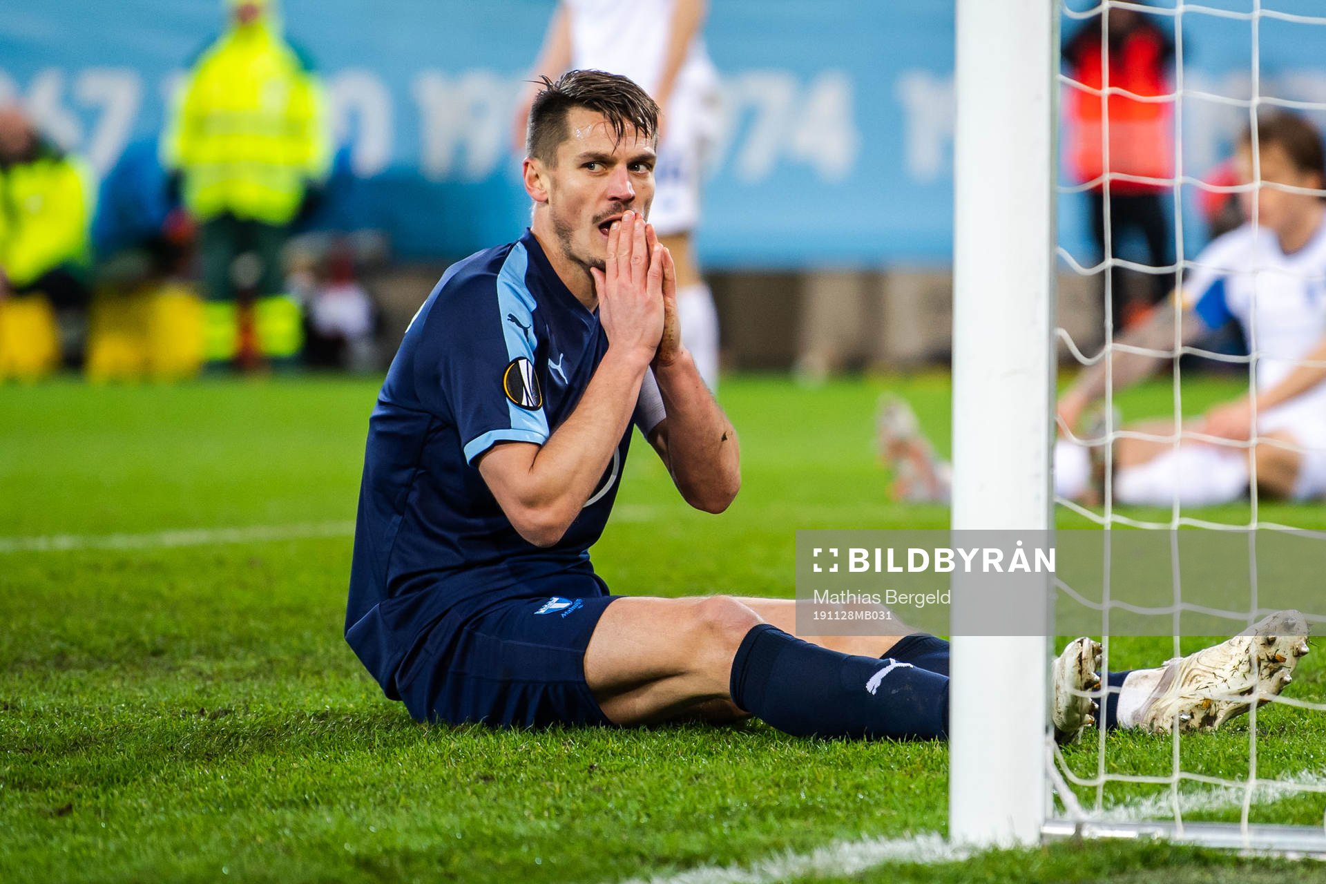 Markus Rosenberg of Malmö FF looks dejected