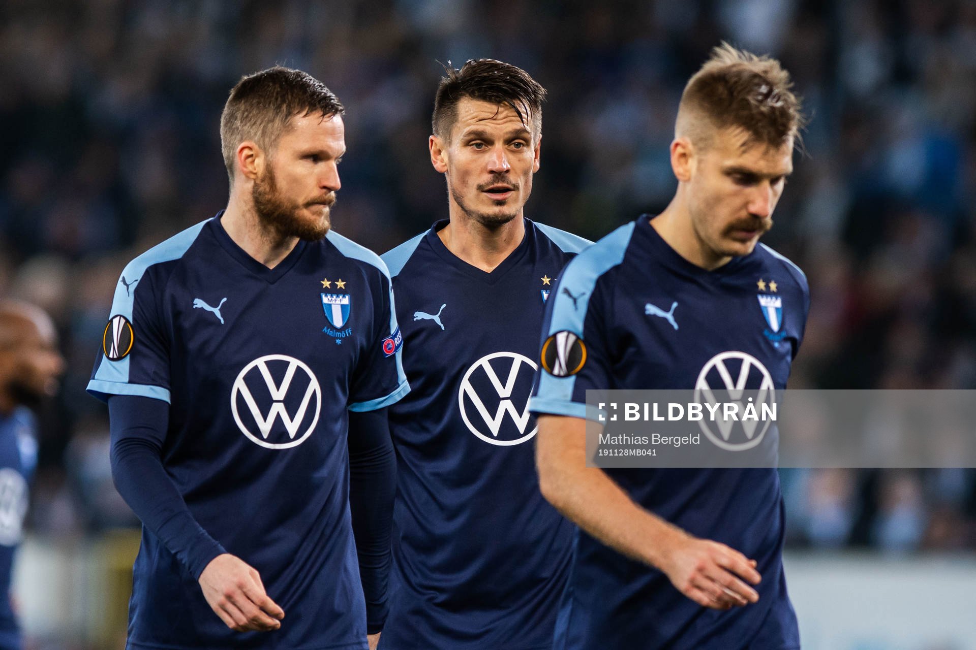 Lasse Nielsen, Markus Rosenberg and Rasmus Bengtsson of