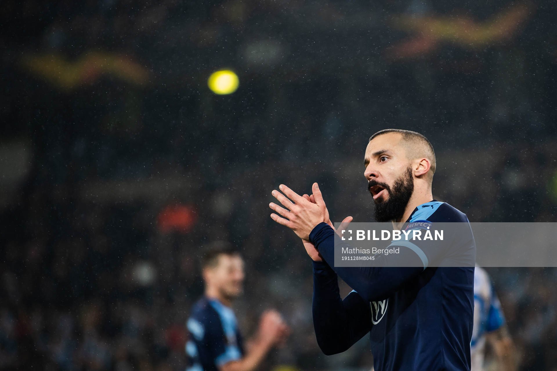 Guillermo Molins of Malmö FF applauds
