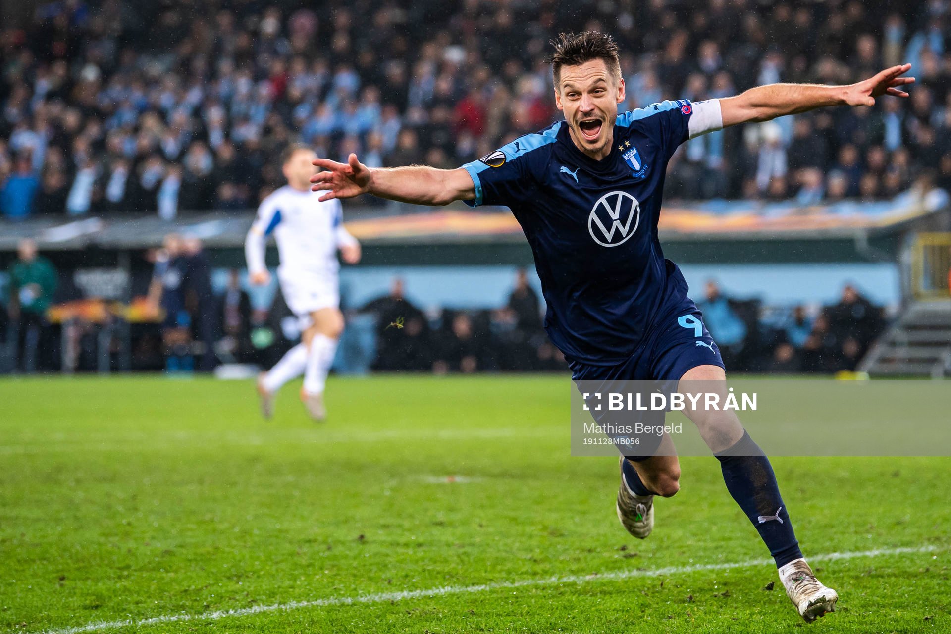Markus Rosenberg of Malmö FF celebrates