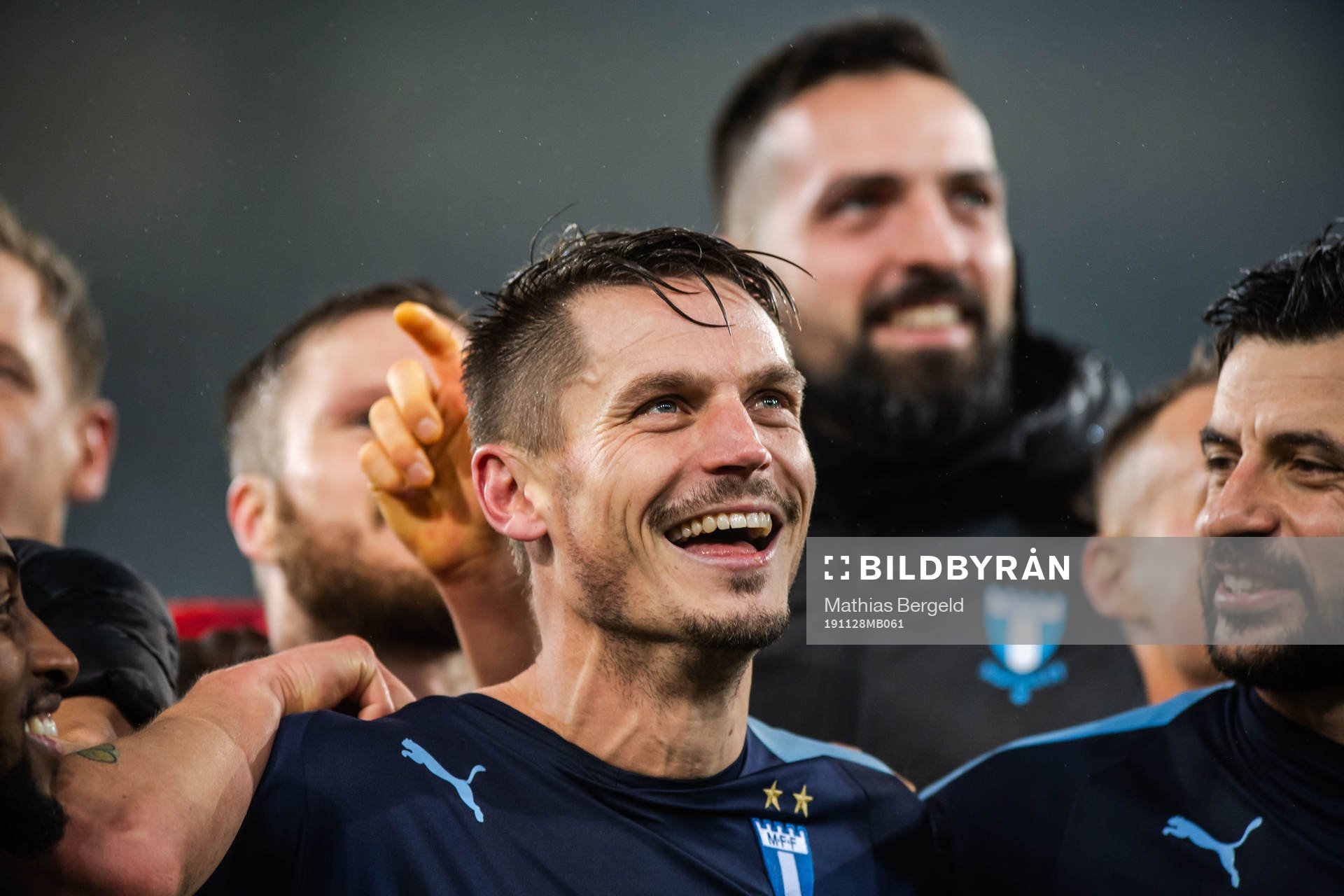 Markus Rosenberg of Malmö FF celebrates