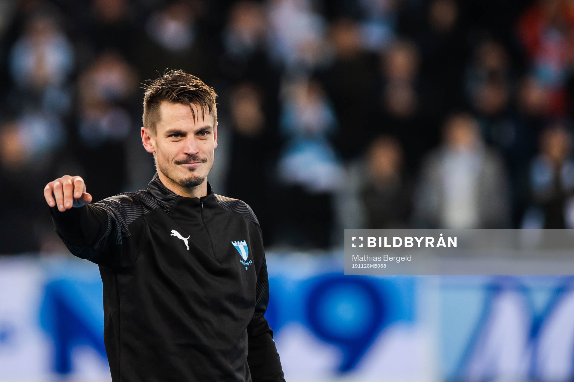 Markus Rosenberg of Malmö FF is honred