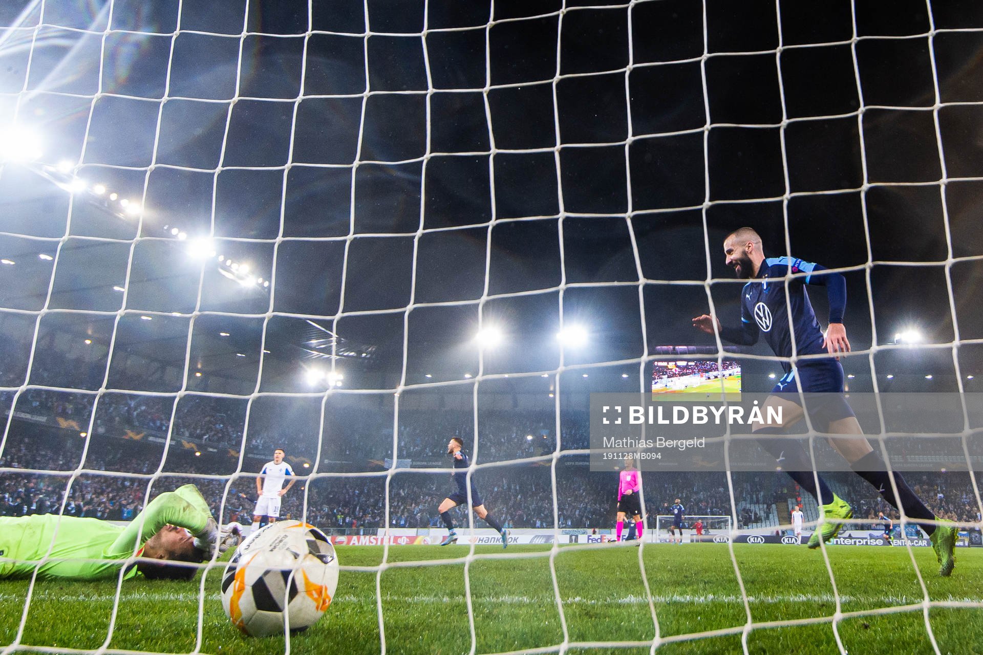 Goalkeeper Georgiy Bushuchan of Dynamo Kiev looks dejected