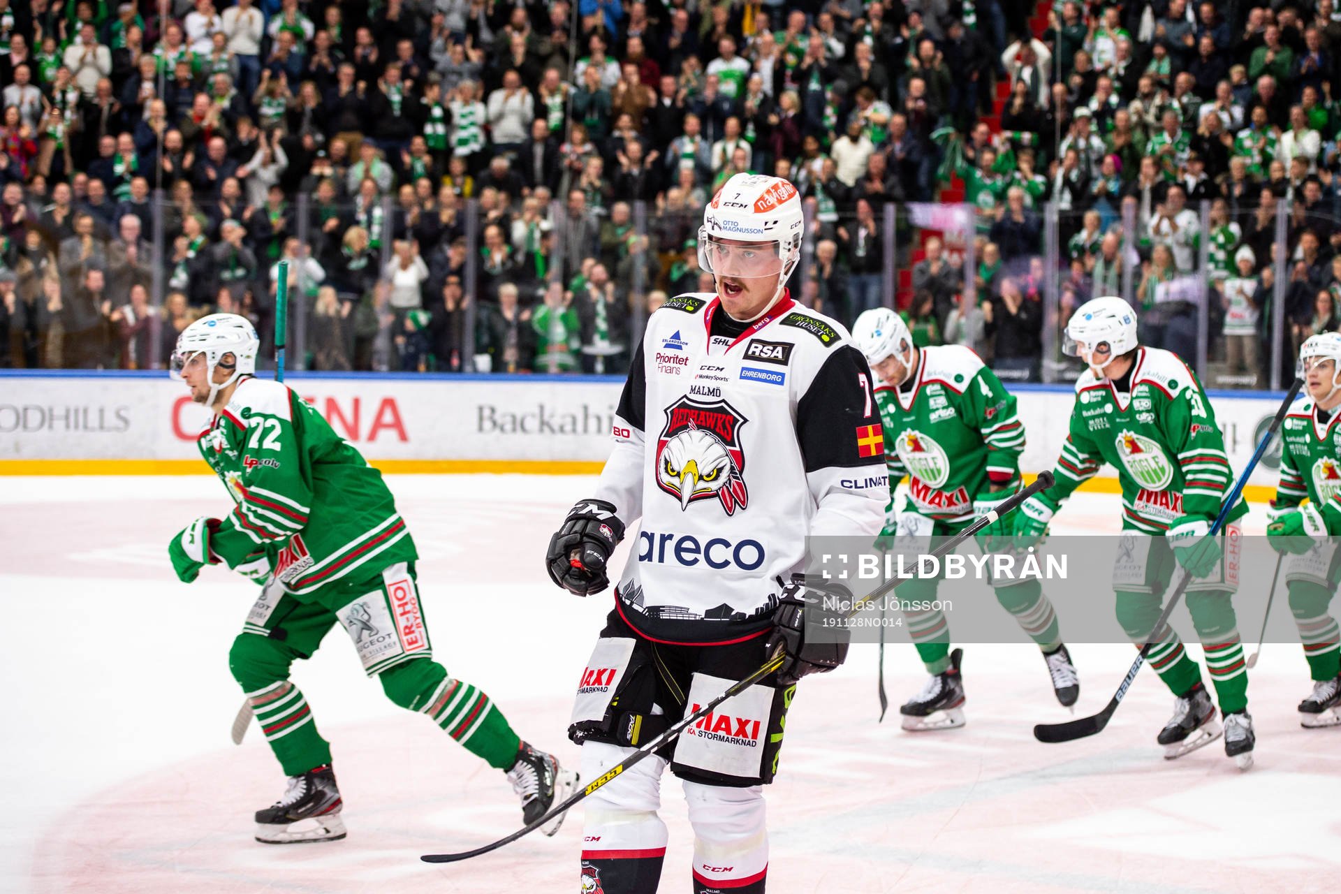 Malmö Redhawks Marcus Björk deppar