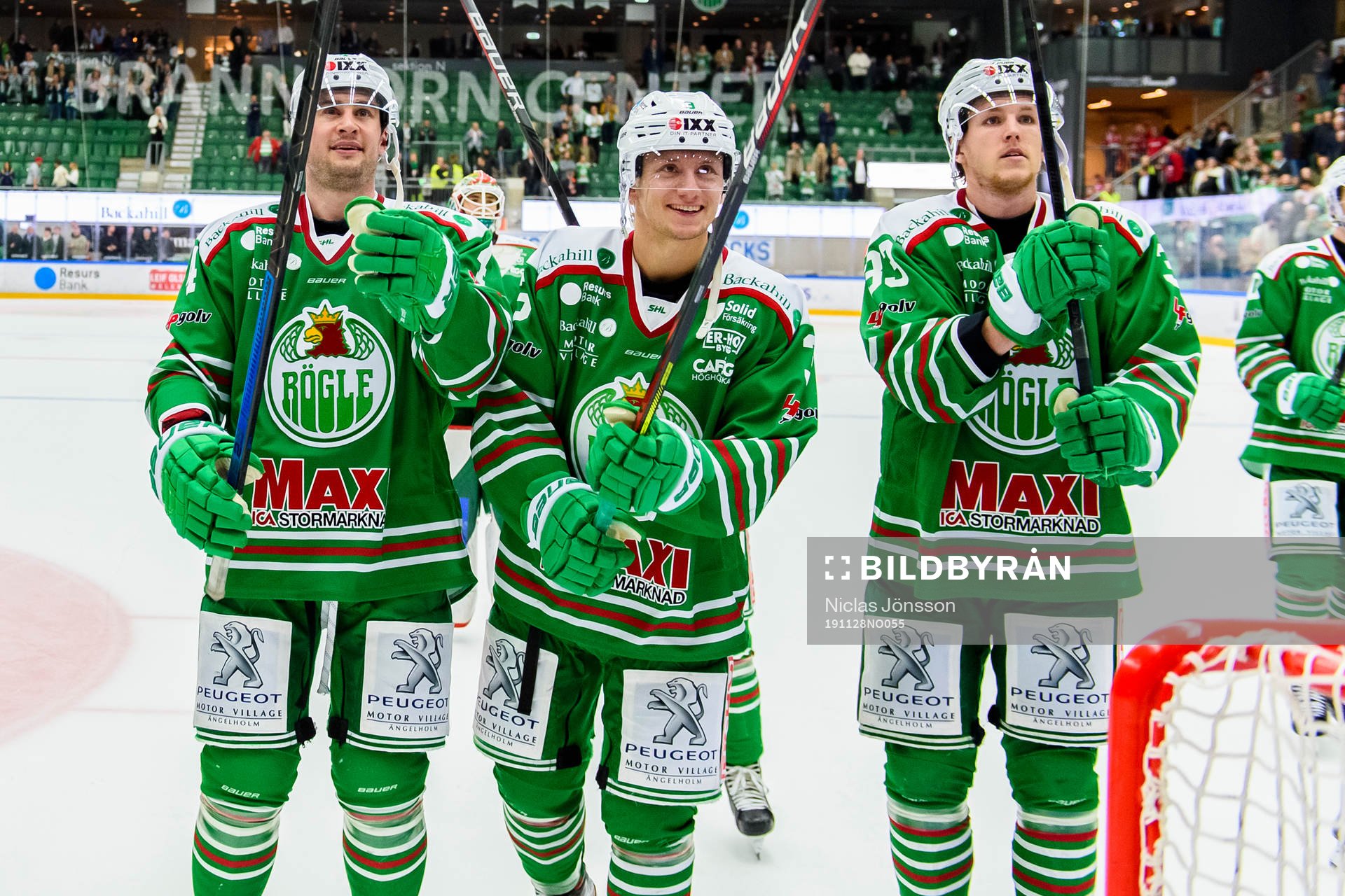 Rögles Daniel Bertov och Kodie Curran, Niklas Hansson