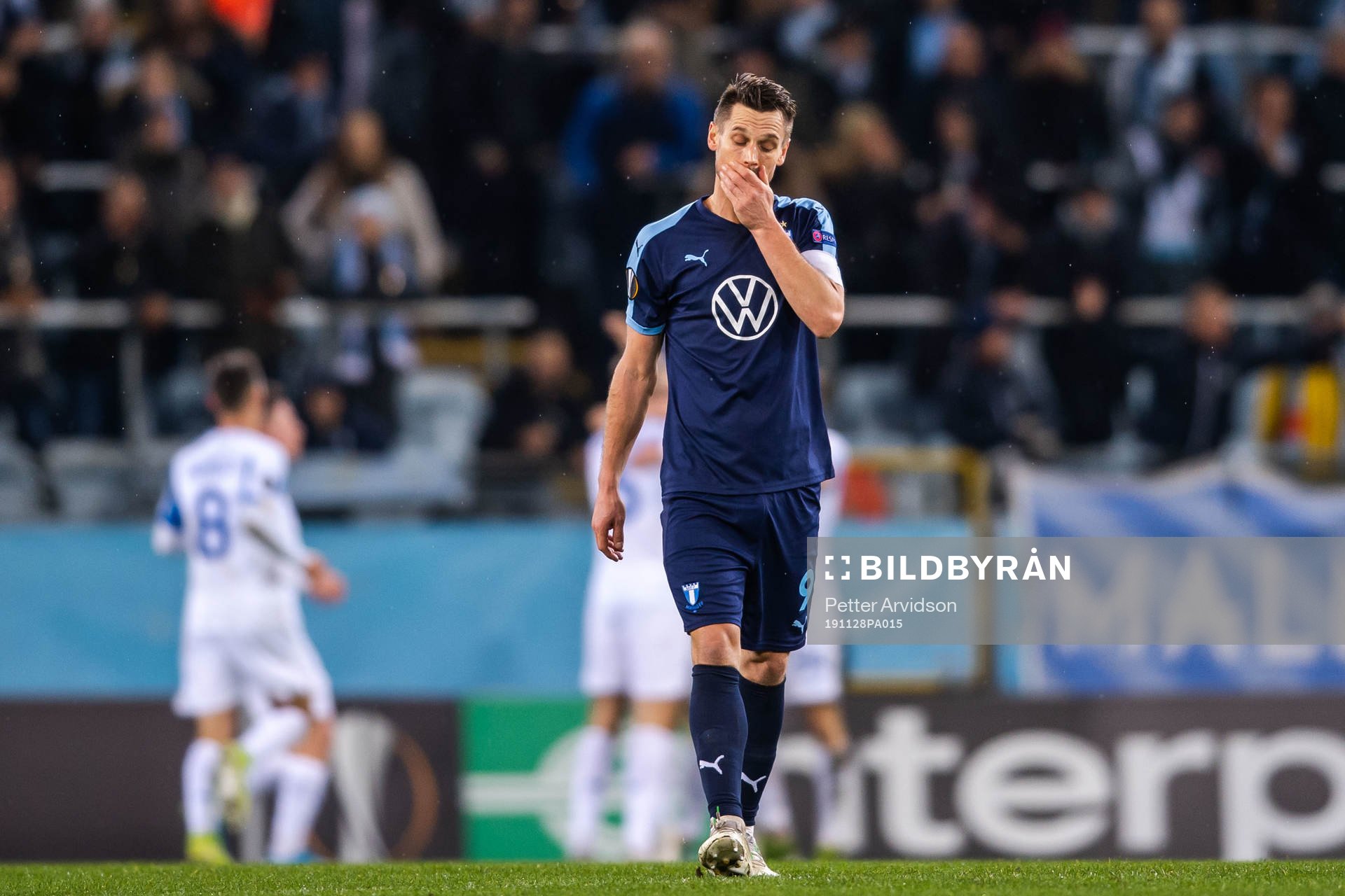 Markus Rosenberg of Malmö FF looks dejected