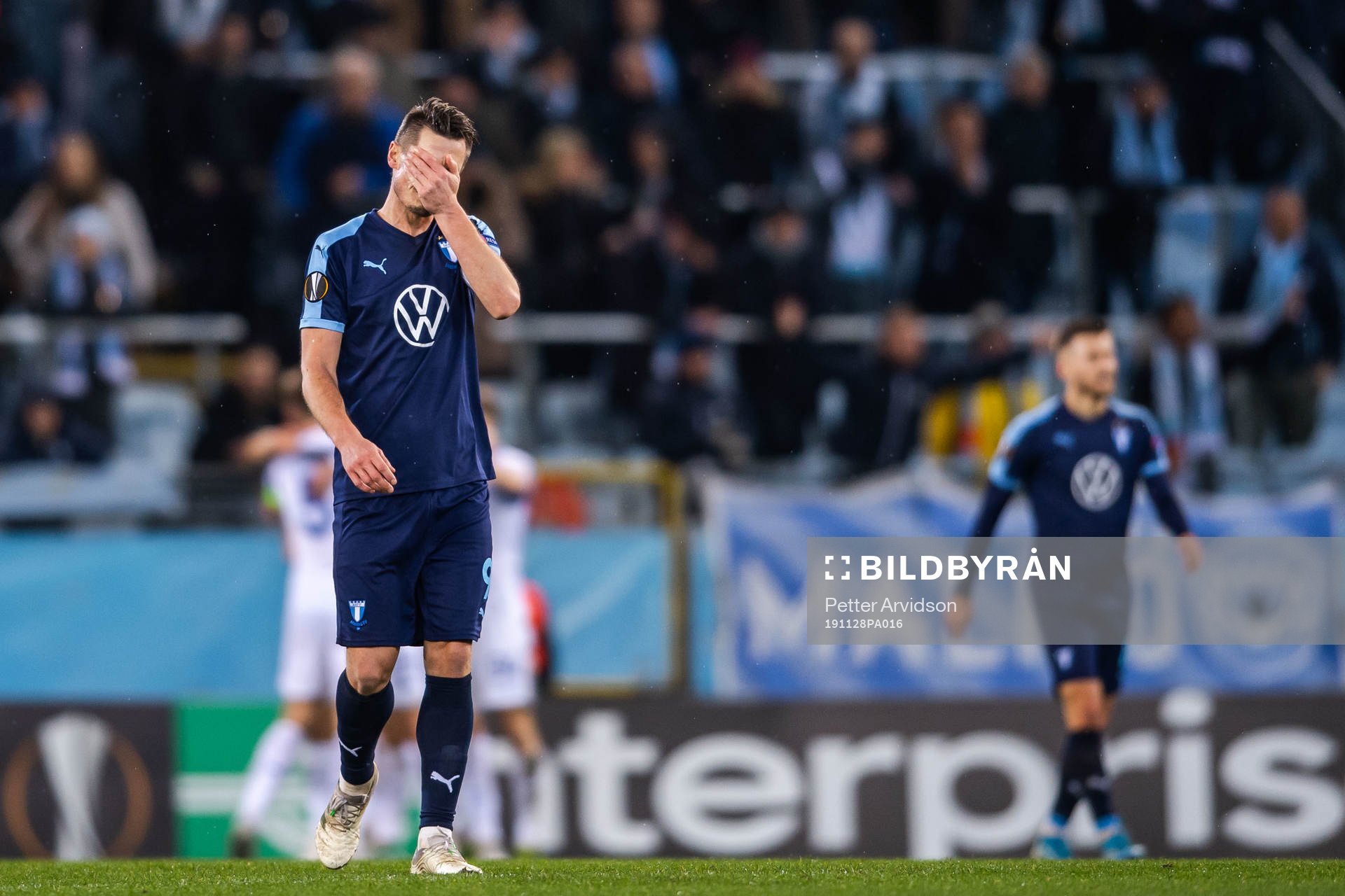 Markus Rosenberg of Malmö FF looks dejected