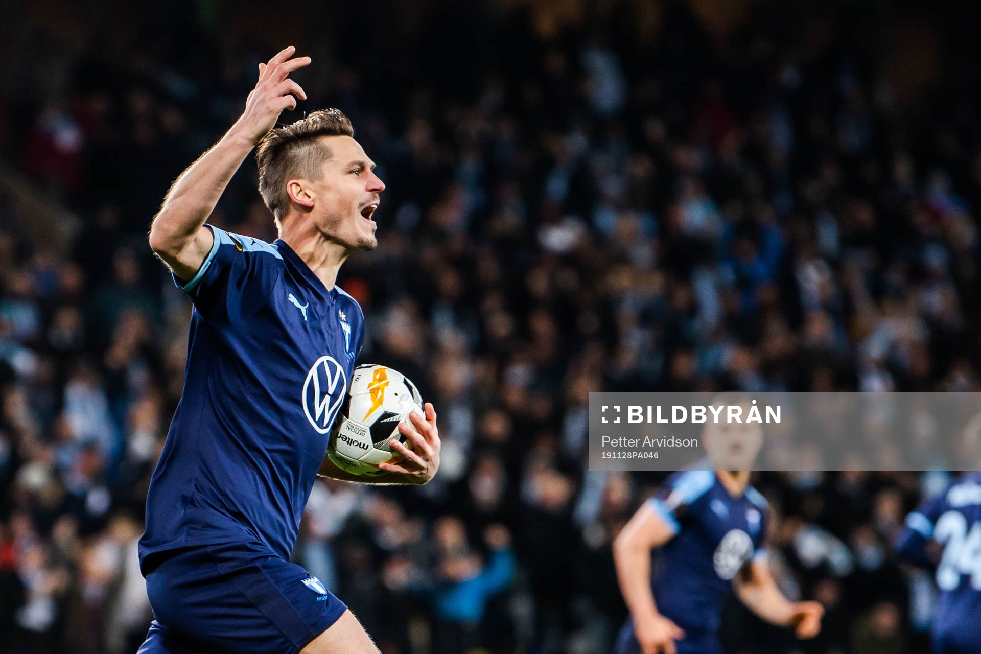 Markus Rosenberg of Malmö FF celebrates