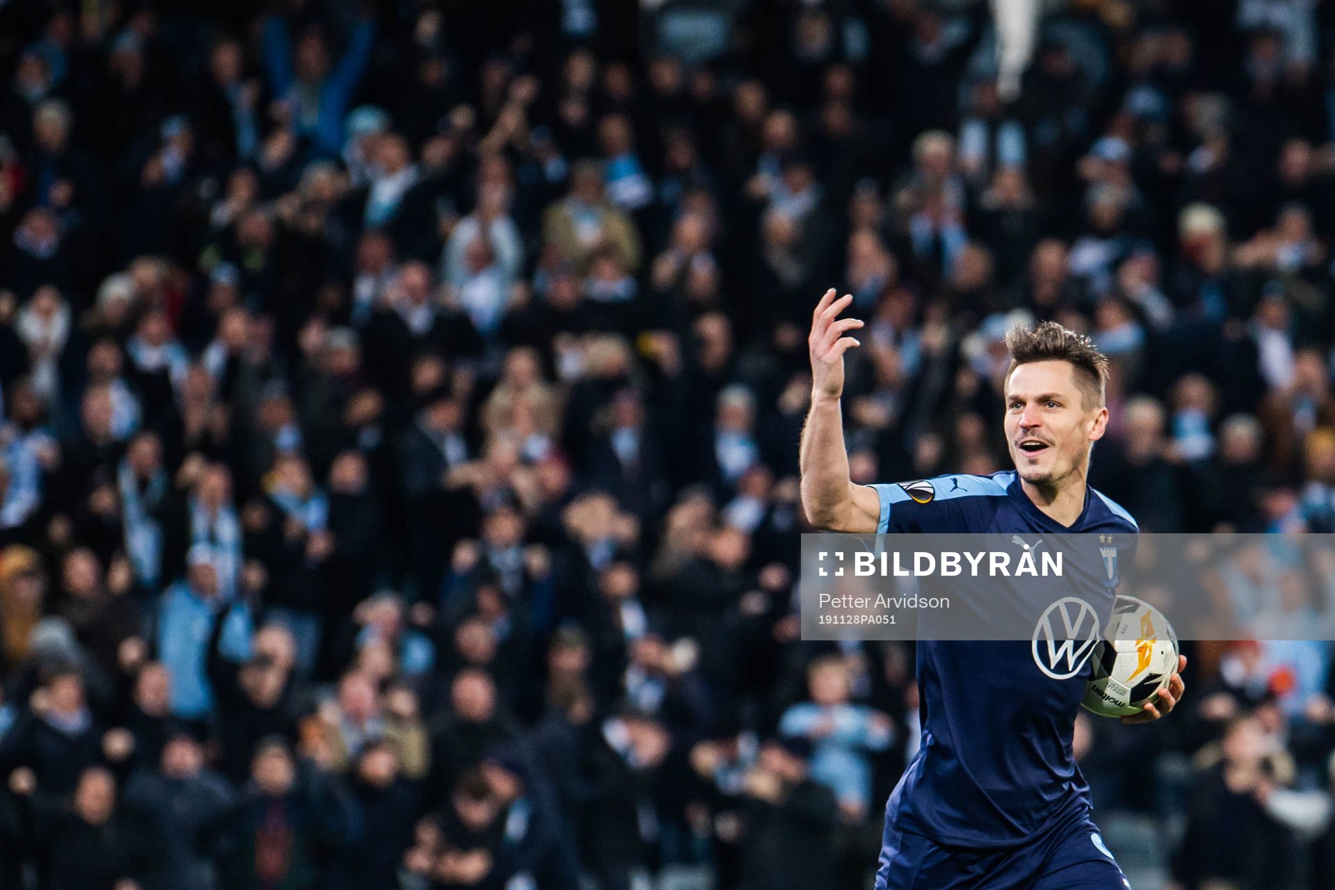 Markus Rosenberg of Malmö FF celebrates