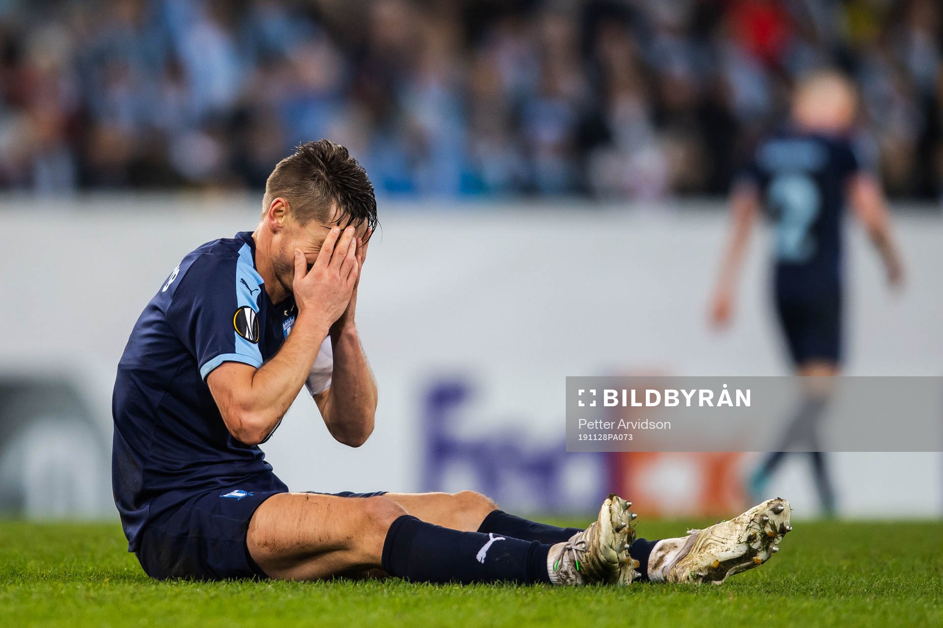 Markus Rosenberg of Malmö FF looks dejected