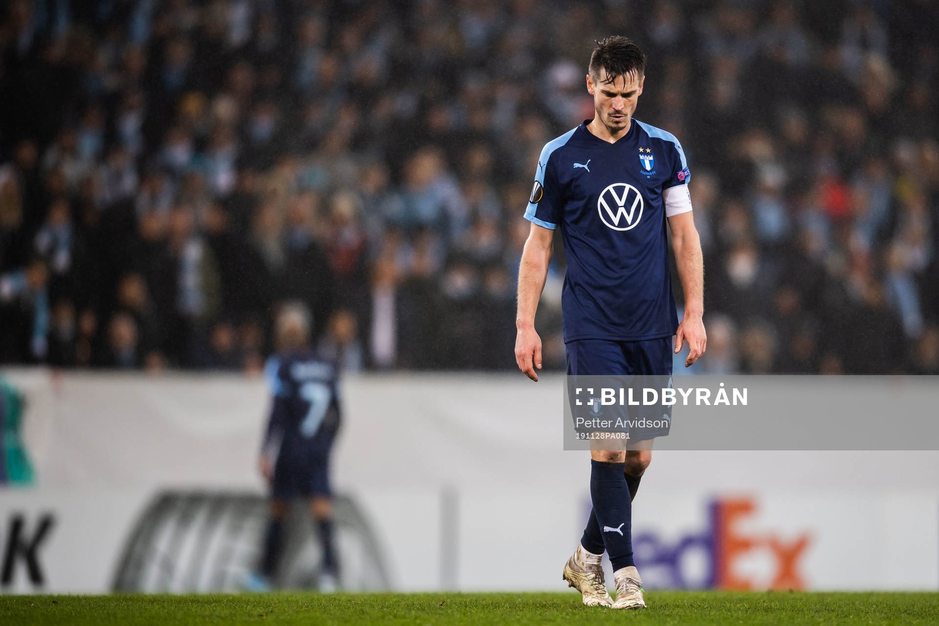 Markus Rosenberg of Malmö FF looks dejected