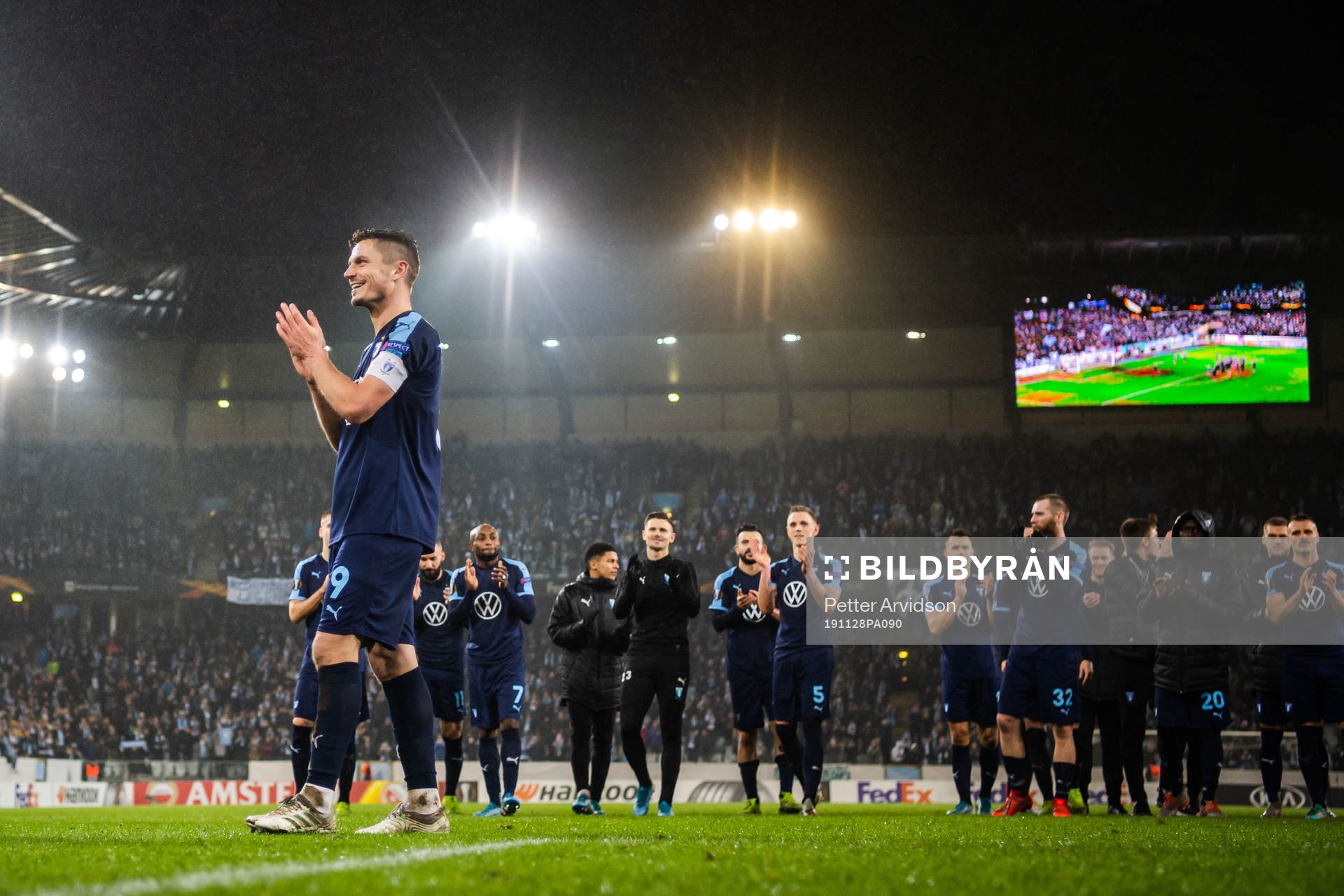 Markus Rosenberg of Malmö FF celebrate
