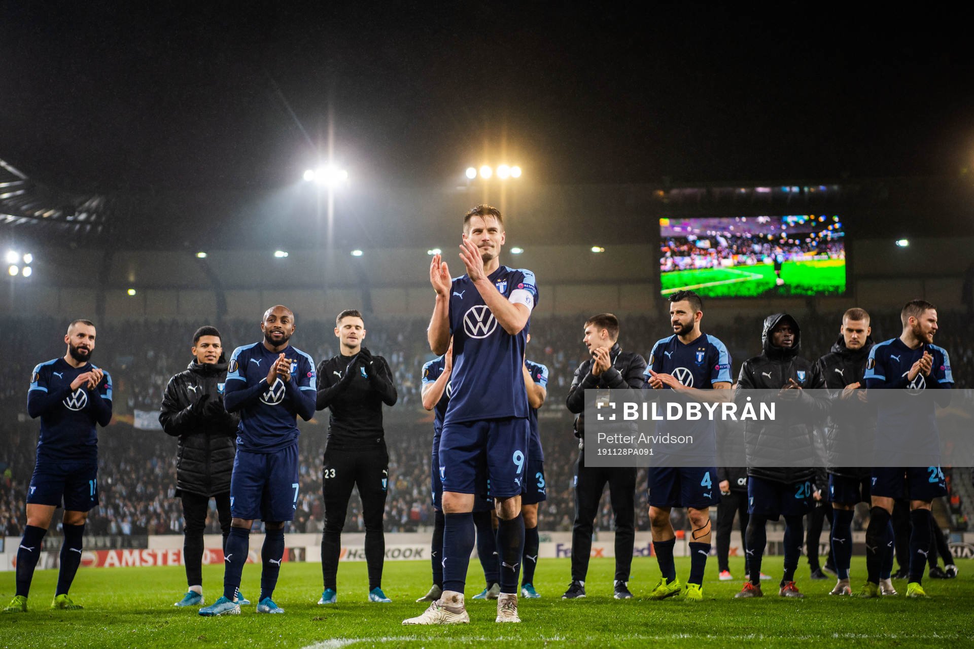 Markus Rosenberg of Malmö FF celebrate
