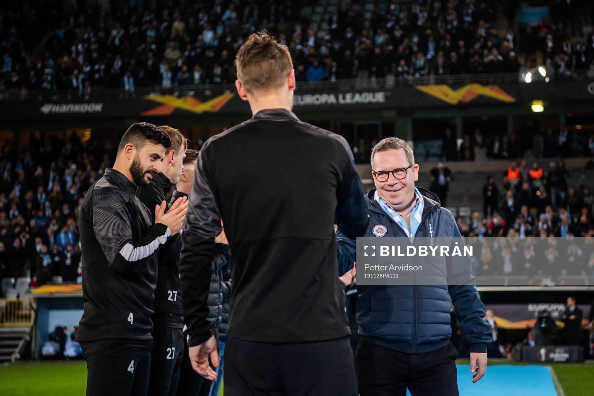 Jörgen Dahlström when Markus Rosenberg of Malmö FF is