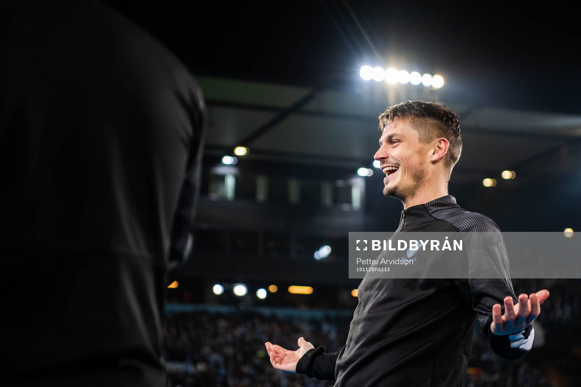 Markus Rosenberg of Malmö FF is honored
