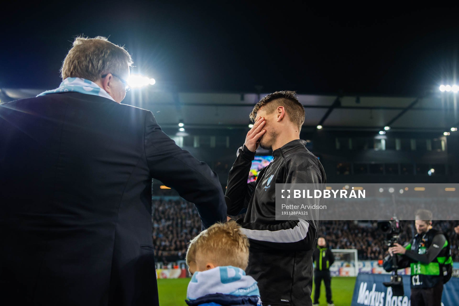 Markus Rosenberg of Malmö FF in tears