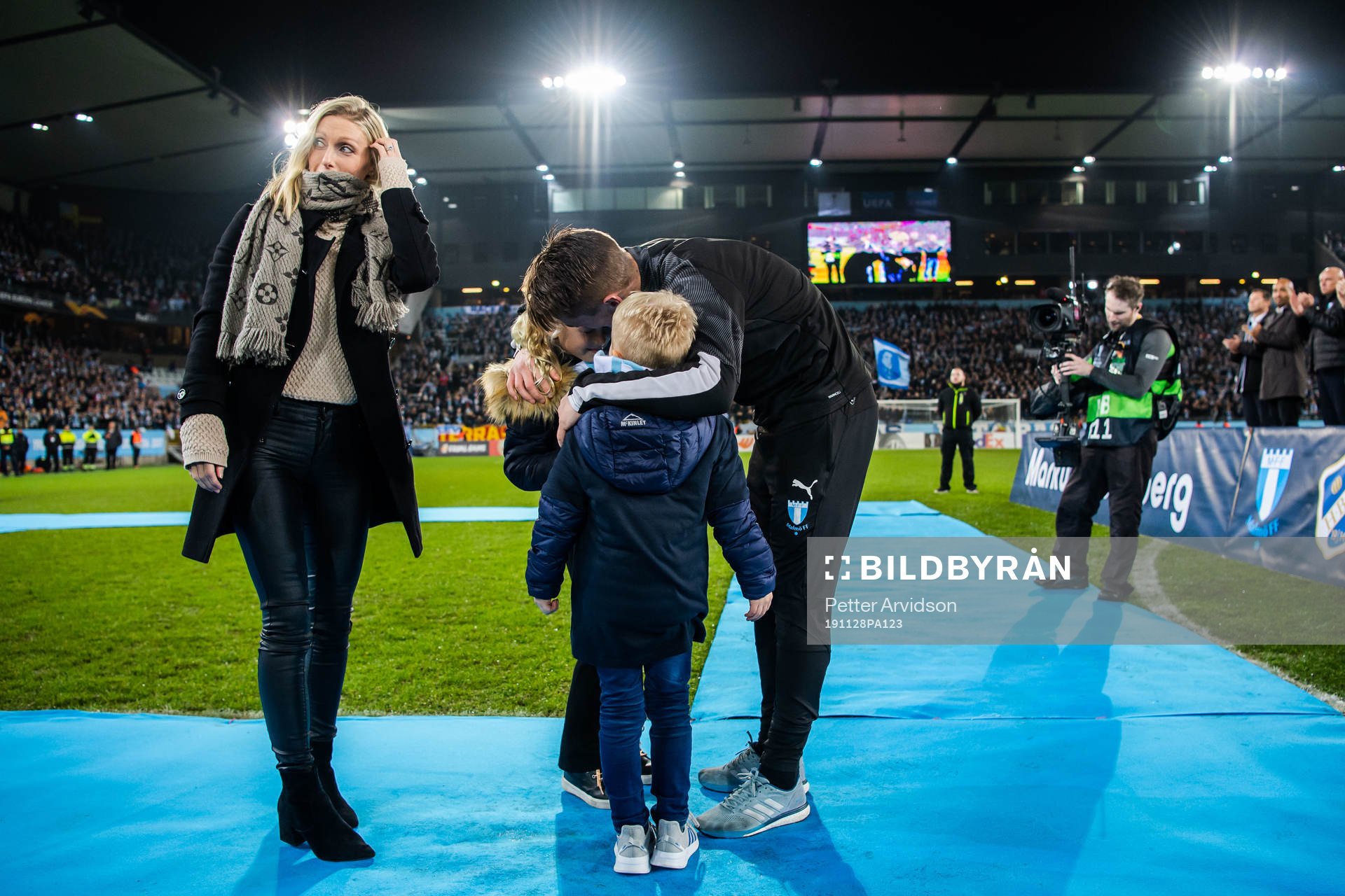 Markus Rosenberg with his family