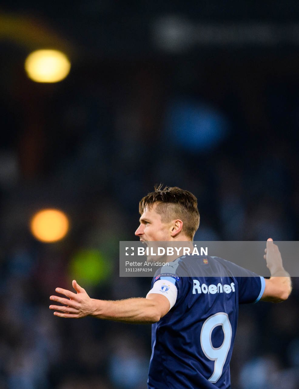 Markus Rosenberg of Malmö FF celebrates