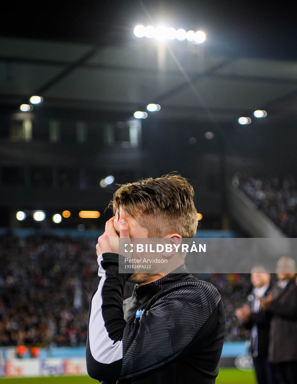 Markus Rosenberg of Malmö FF in tears