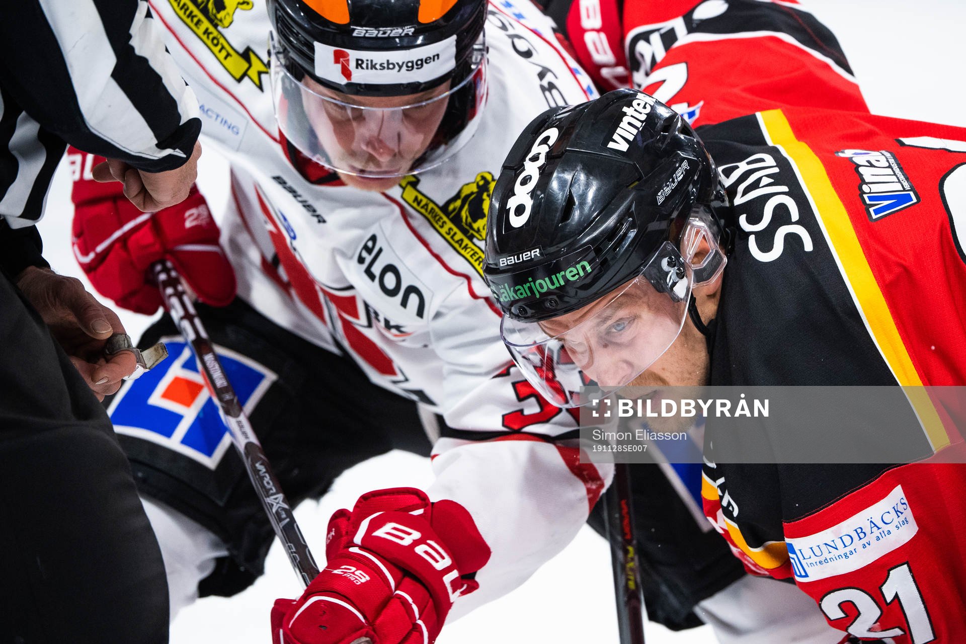 Örebros Christopher Mastomäki och Luleås Juhani