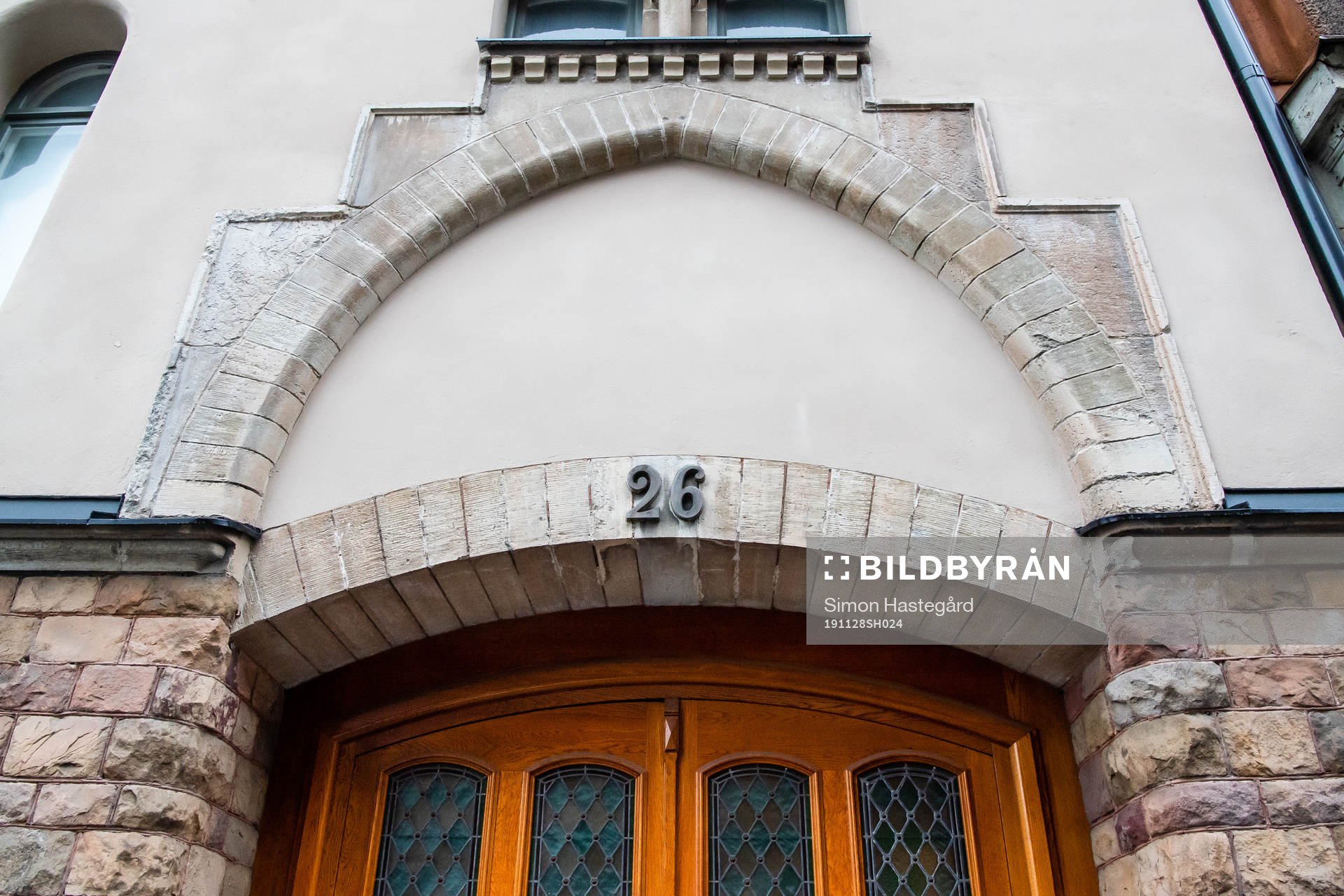 Exterior view of Zlatan Ibrahimovics Stockholm residence