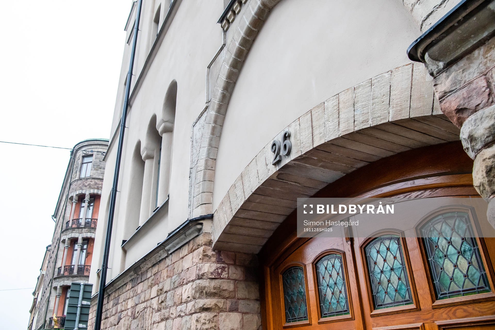 Exterior view of Zlatan Ibrahimovics Stockholm residence