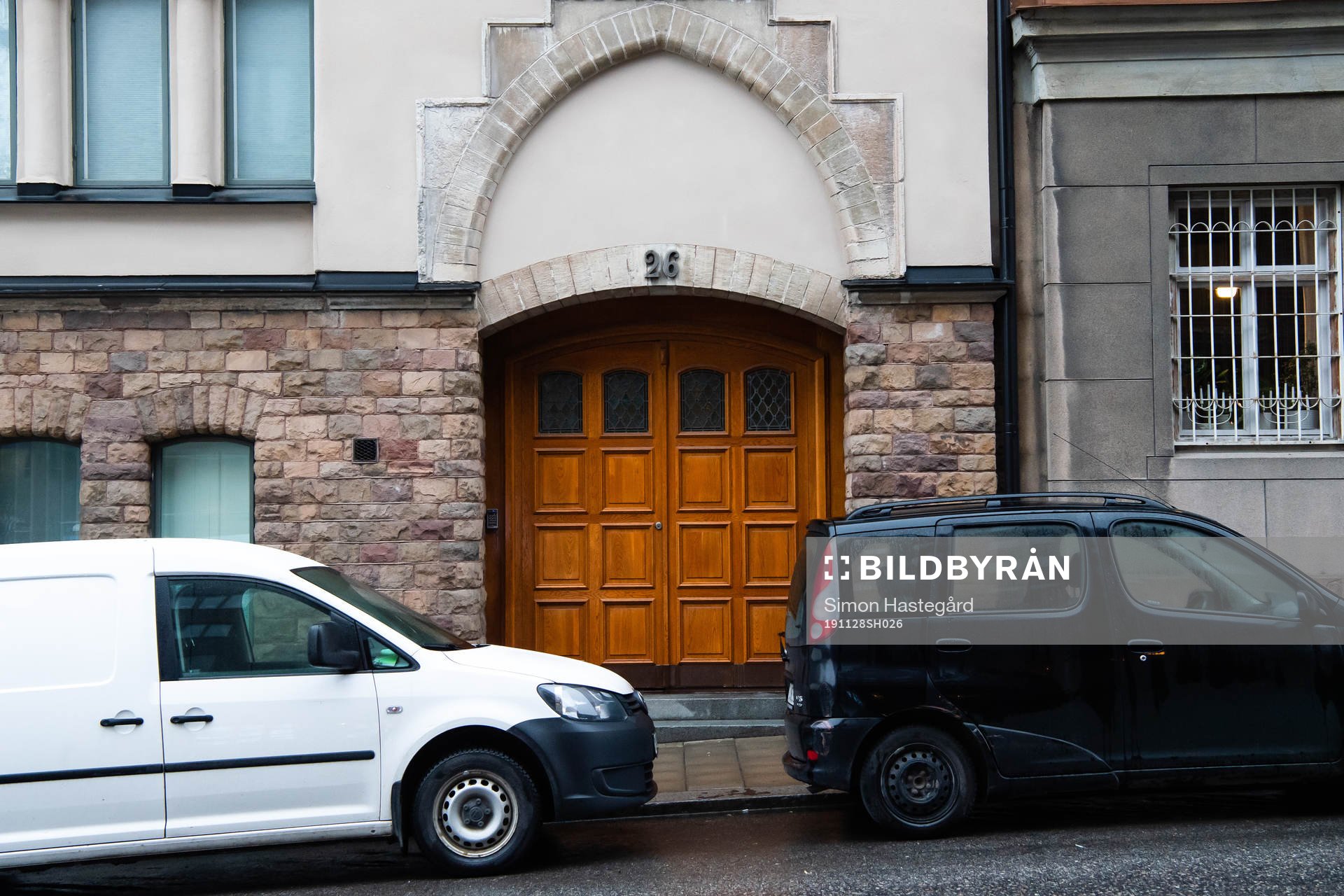 Exterior view of Zlatan Ibrahimovics Stockholm residence