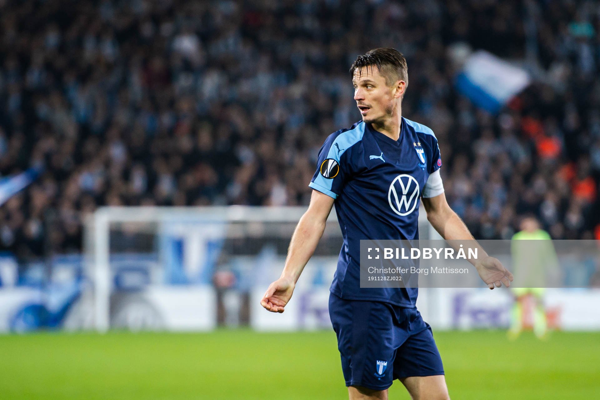 Markus Rosenberg of Malmö FF reacts