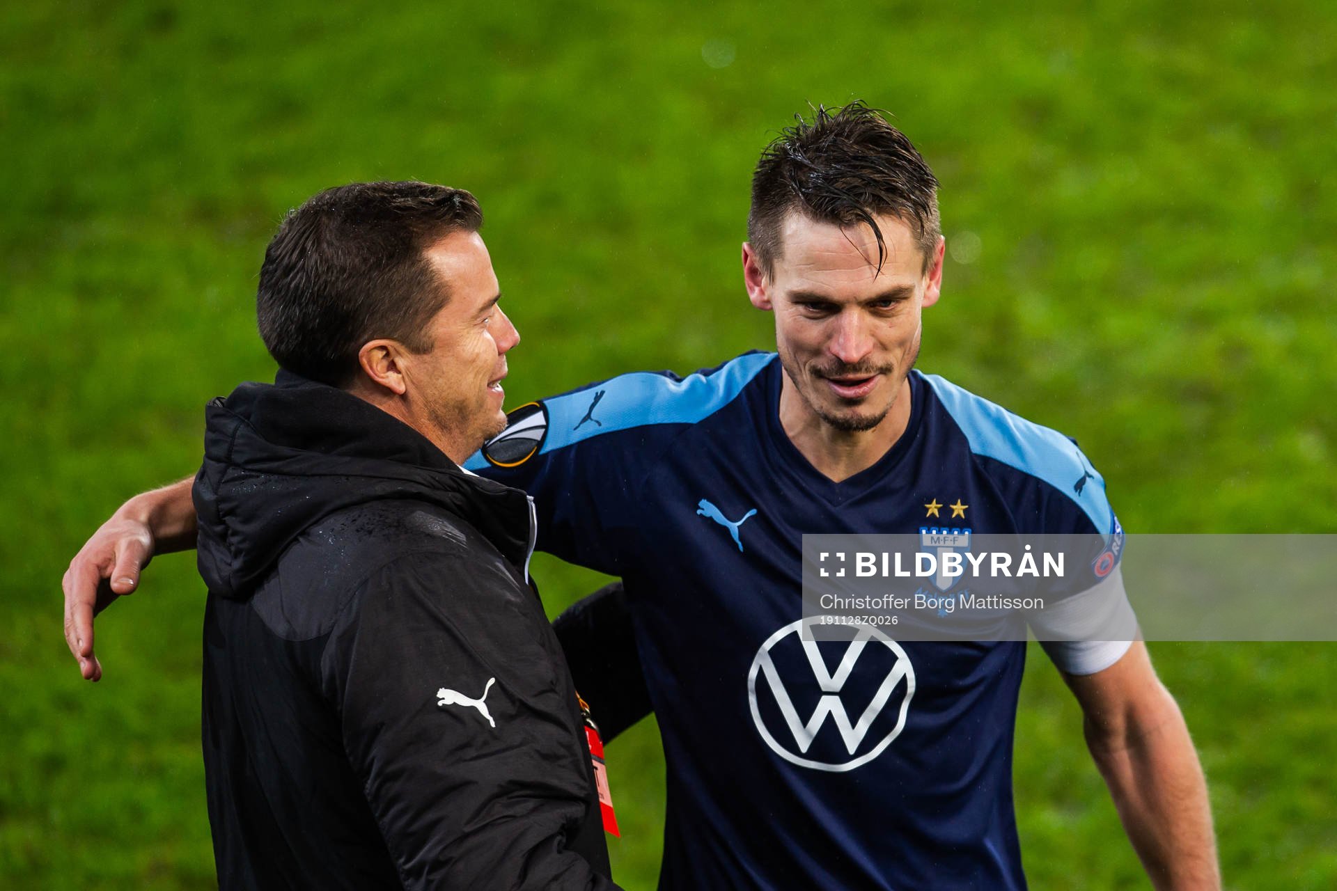 Daniel Andersson, head of sports and Markus Rosenberg of