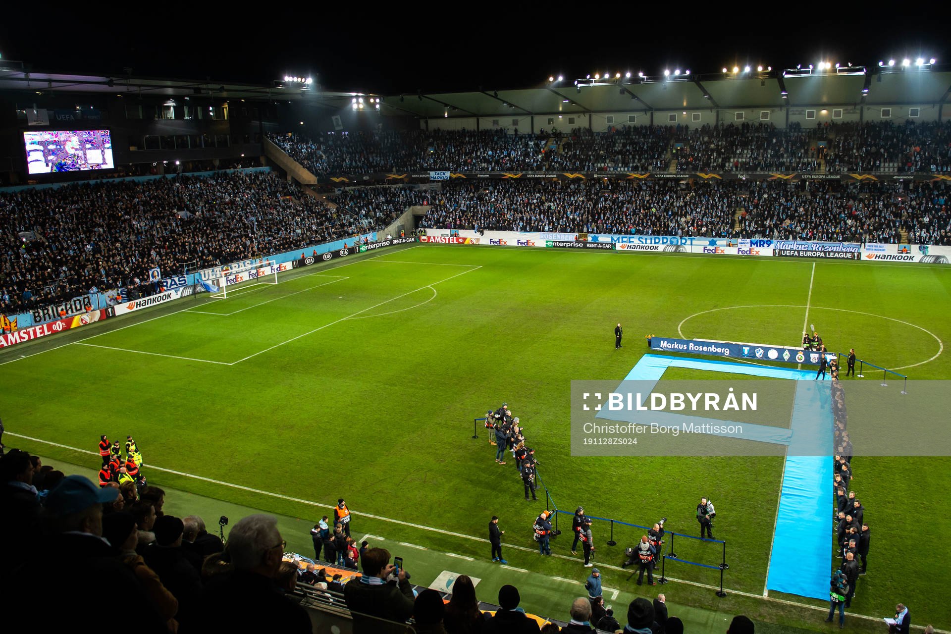 Markus Rosenberg of Malmö FF is honred