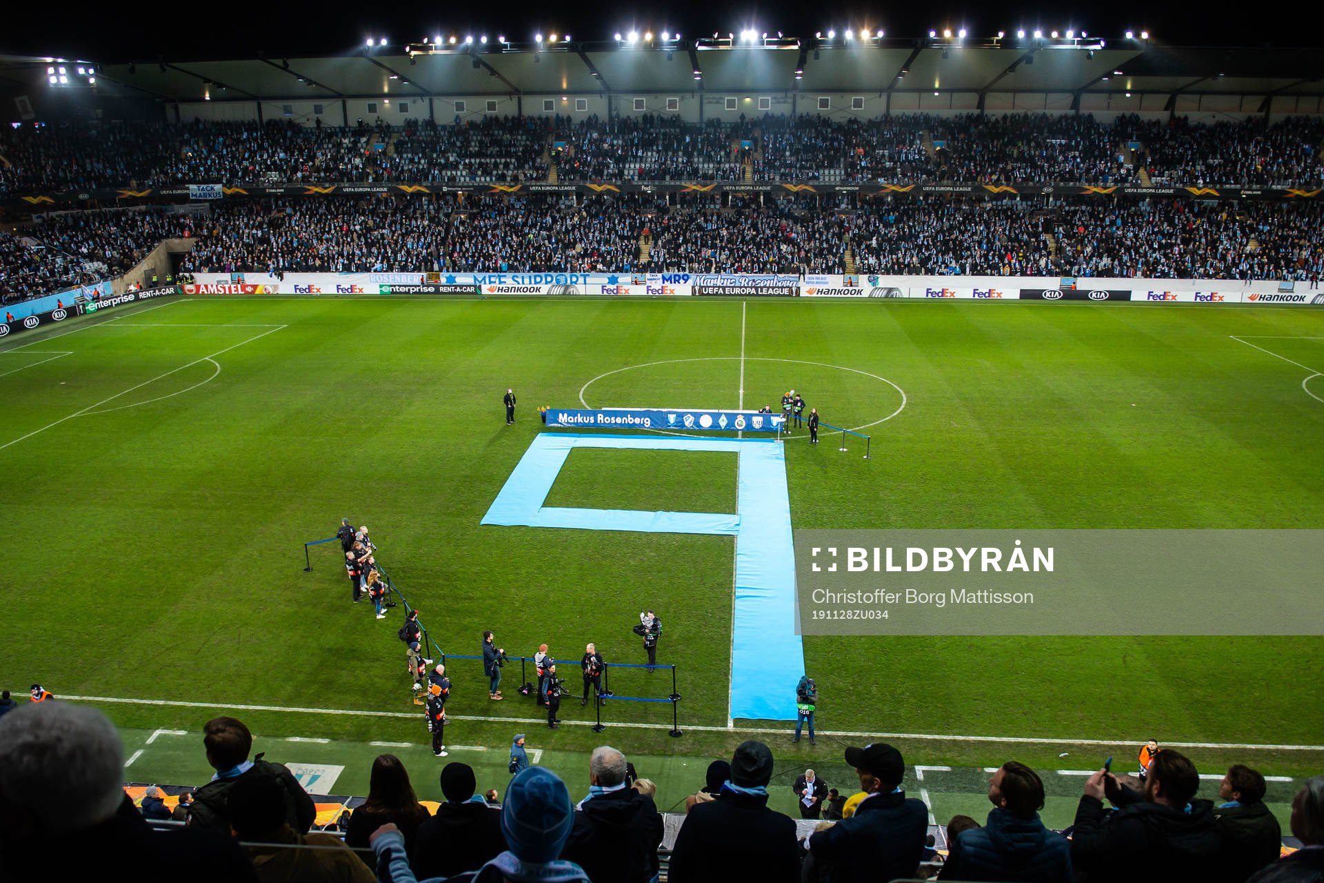 Markus Rosenberg of Malmö FF is honred