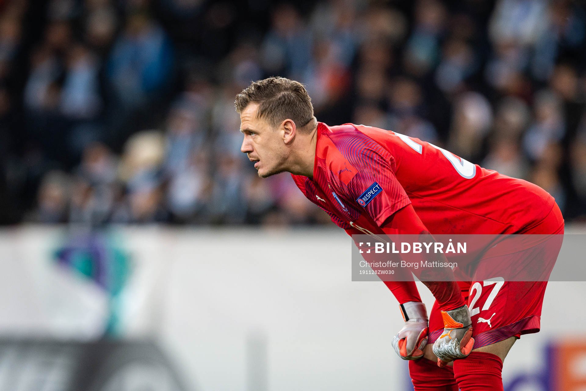 goalkeeper Johan Dahlin of Malmö FF