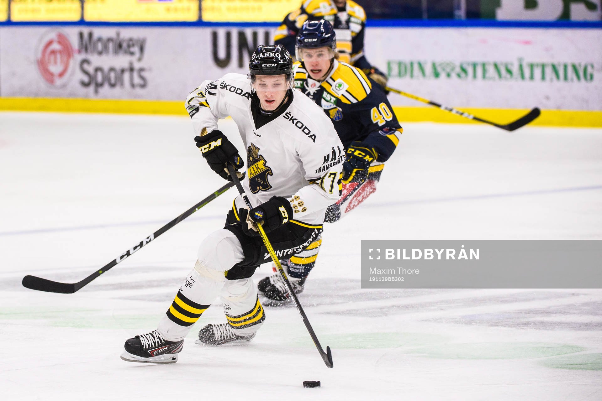s Jacob Svensson och Södertäljes Gustav Lindberg