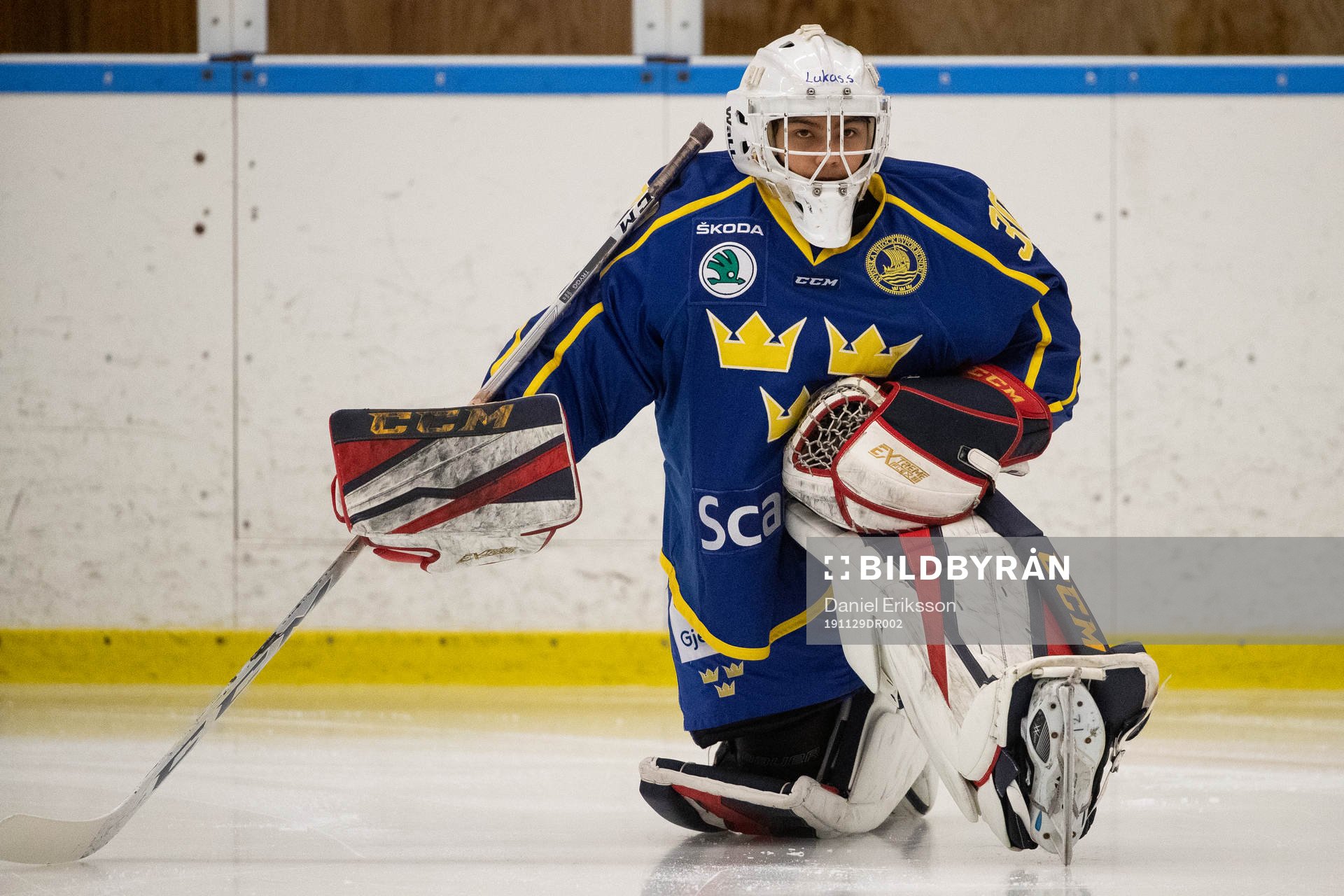 Sveriges målvakt Lukas Svedin