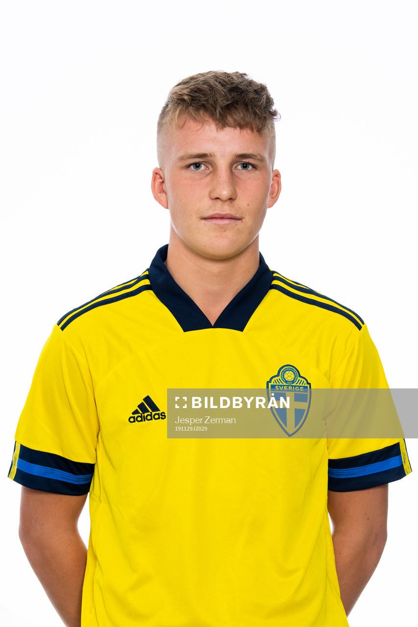 Casper Widell i P16-landslaget