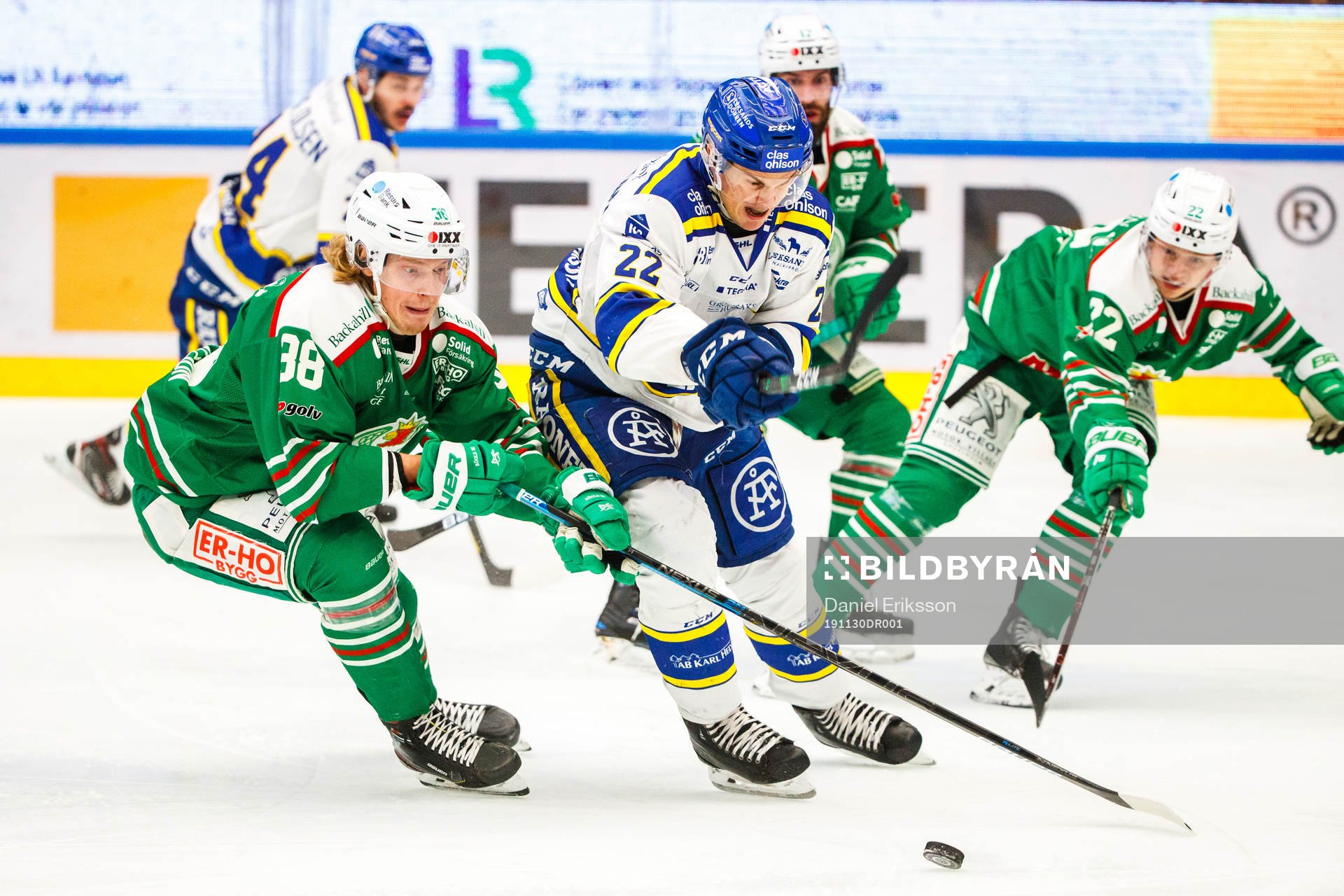 Rögles Erik Andersson och Leksands Sebastian Wännström