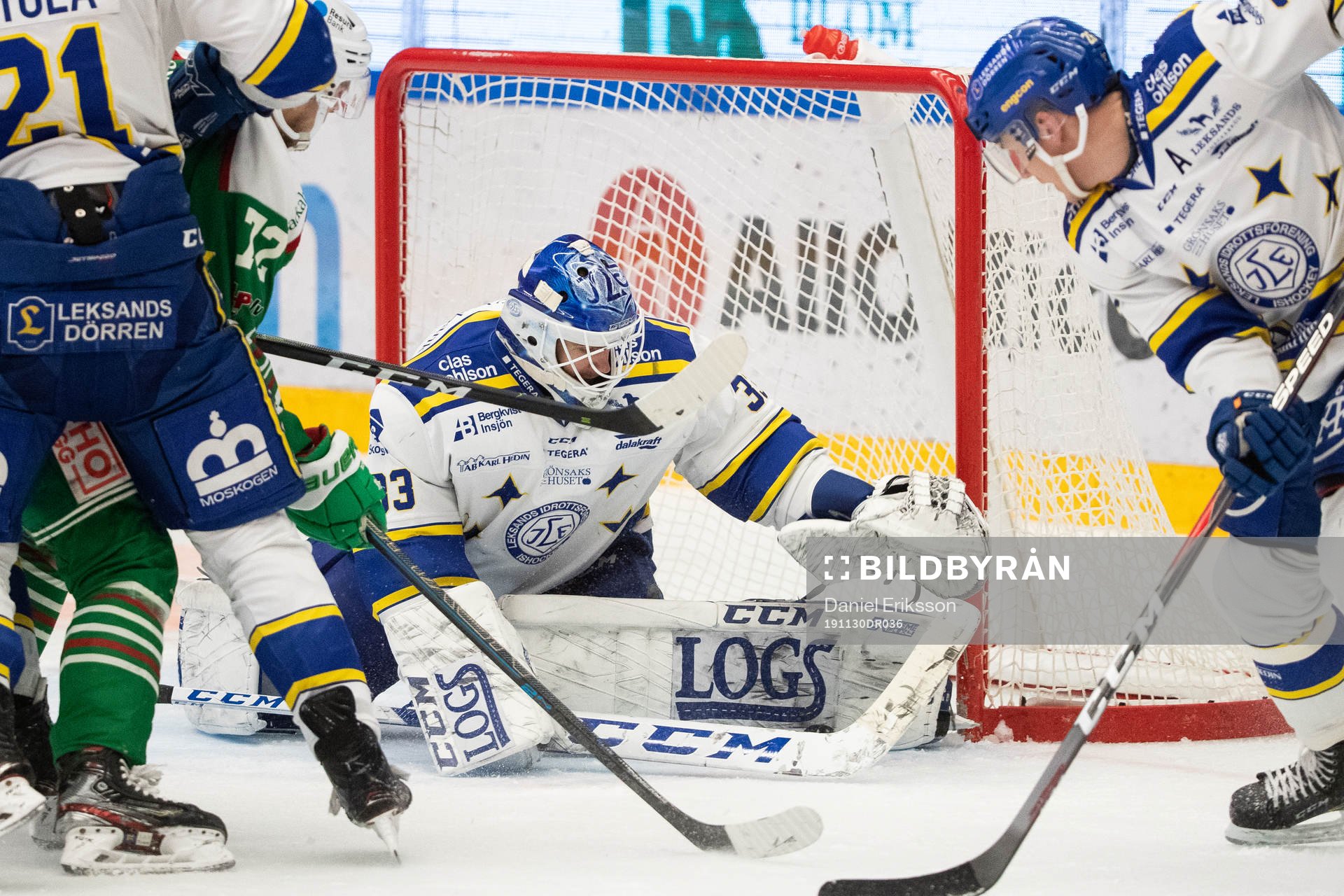 Leksands målvakt Axel Brage