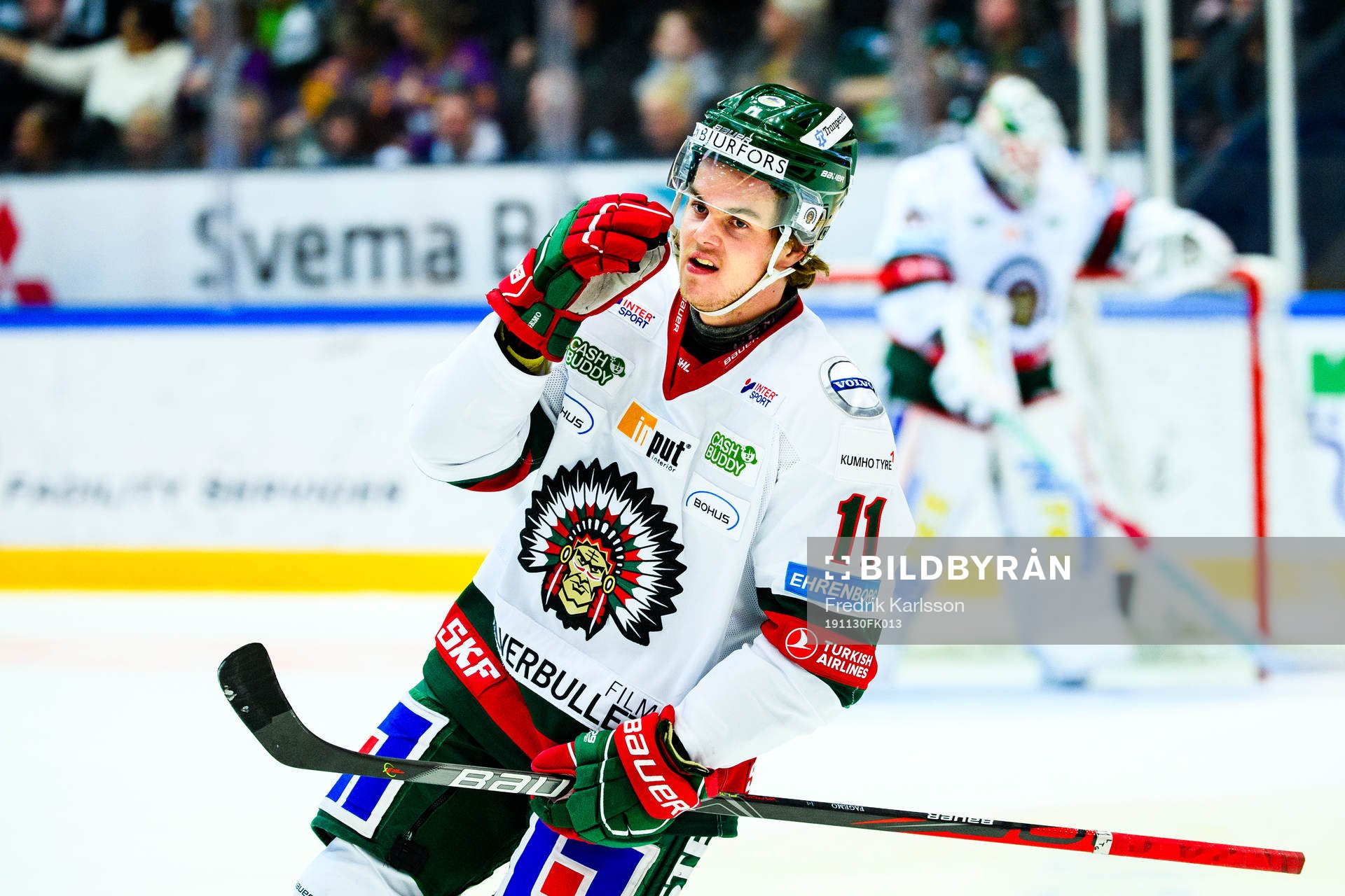 Frölundas Samuel Fagemo jublar