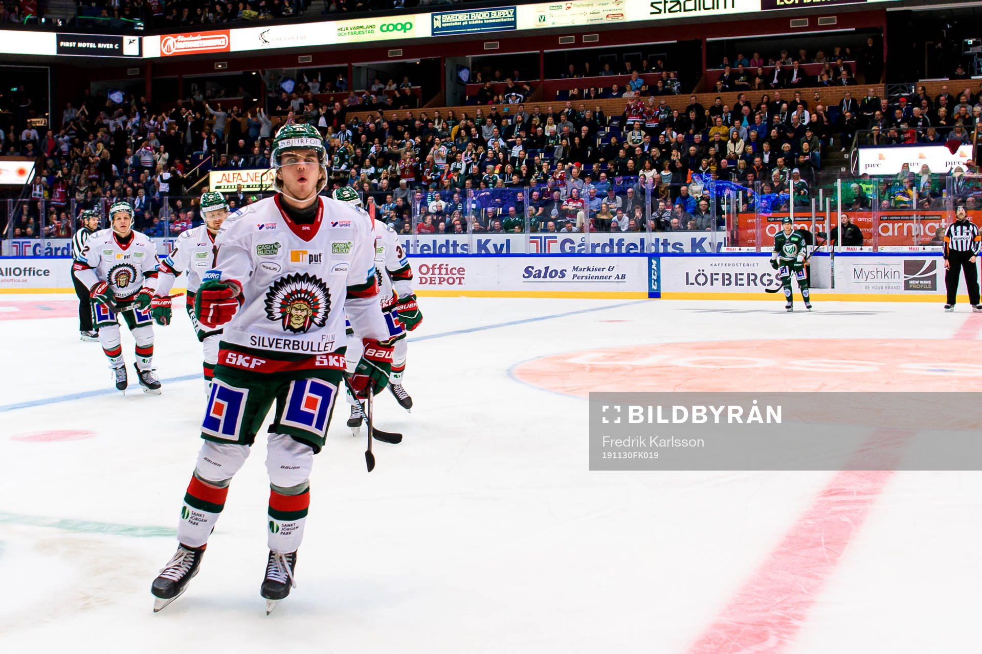 Frölundas Samuel Fagemo jublar